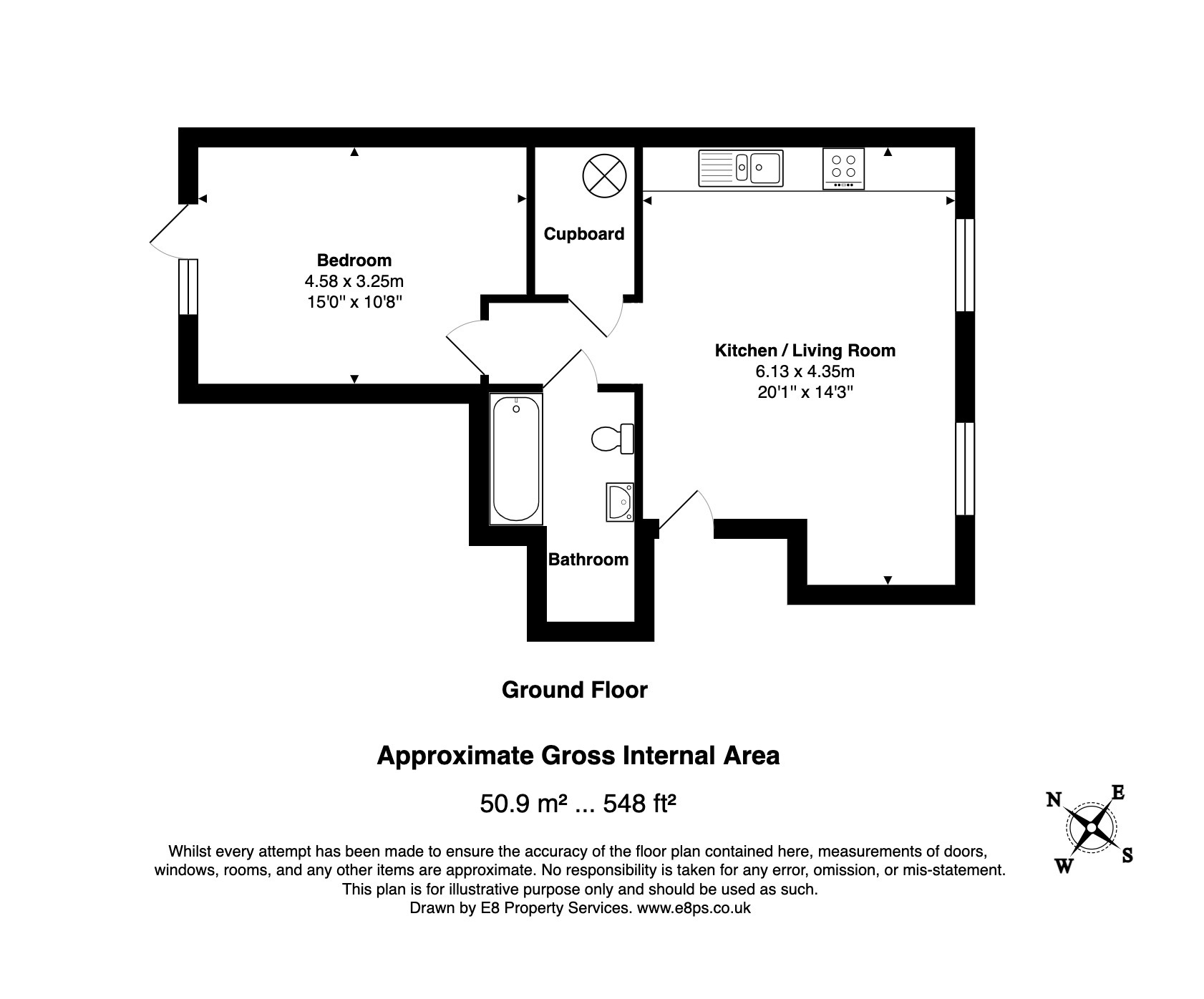 3 Coolidge Court, Oxford floorplan
