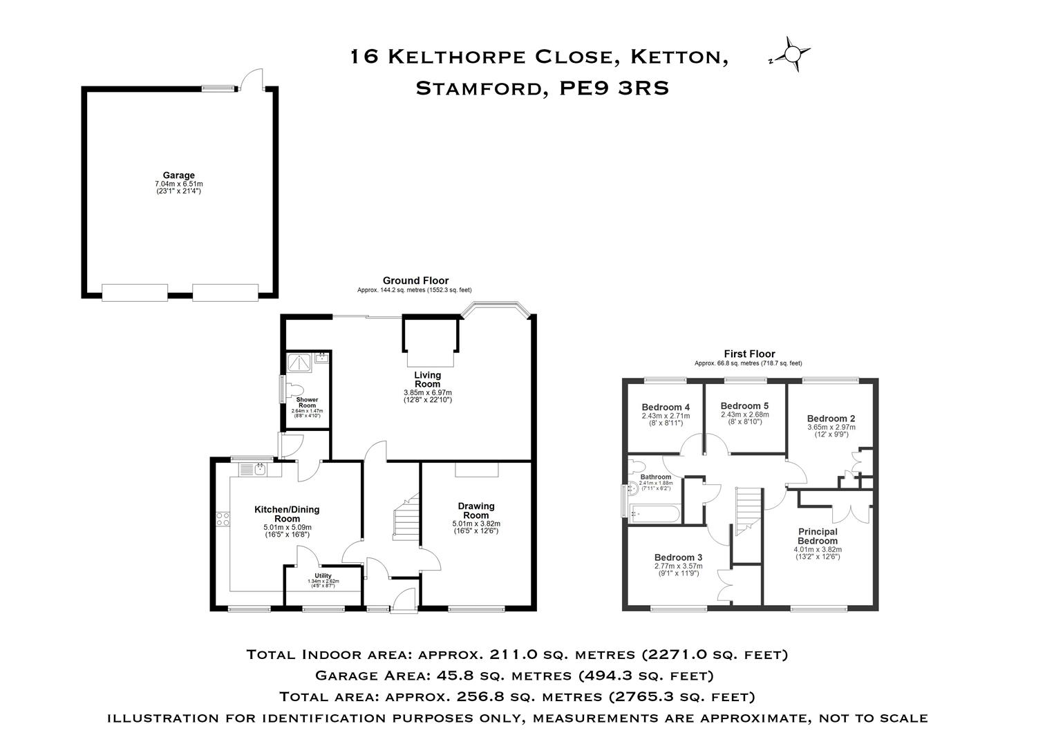 16, Kelthorpe Close, Stamford floorplan