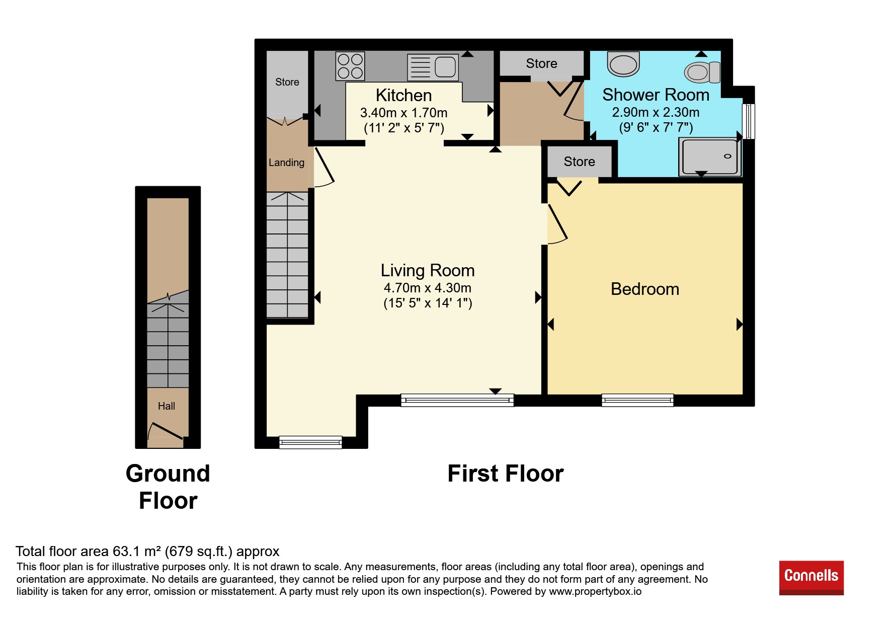 60, High Street, St. Albans floorplan