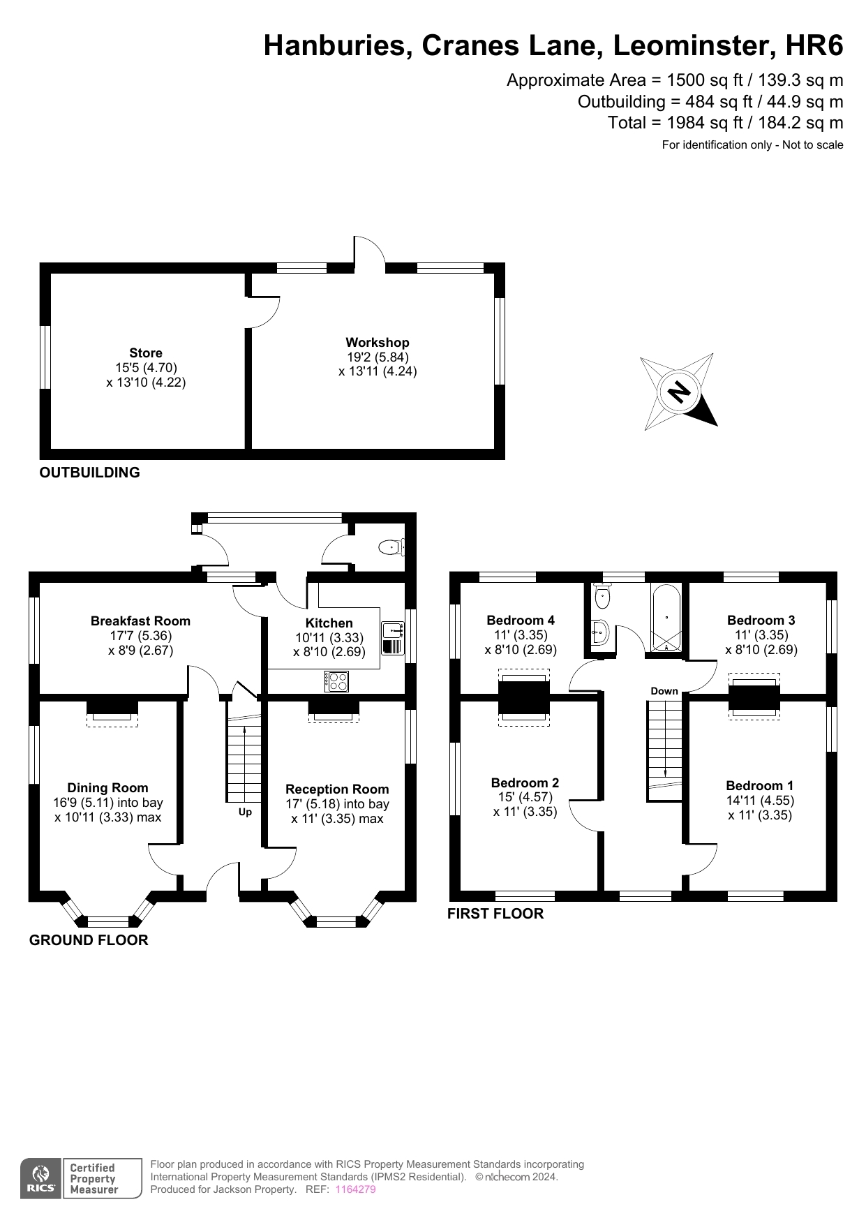The Hanburies, 31 Cranes Lane, Leominster floorplan