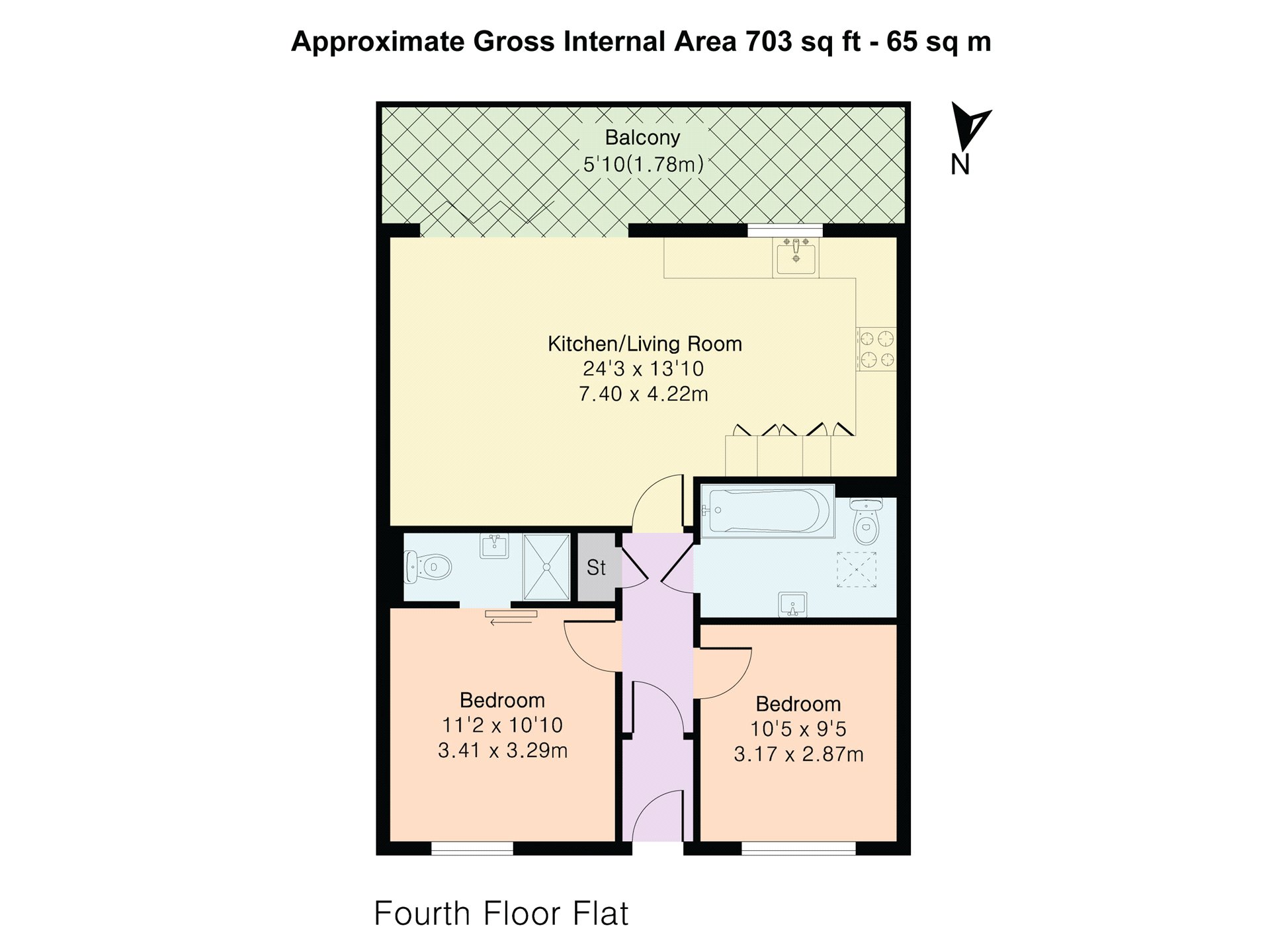 Flat 20, Grand Banks,, Clay Lane, Devon floorplan