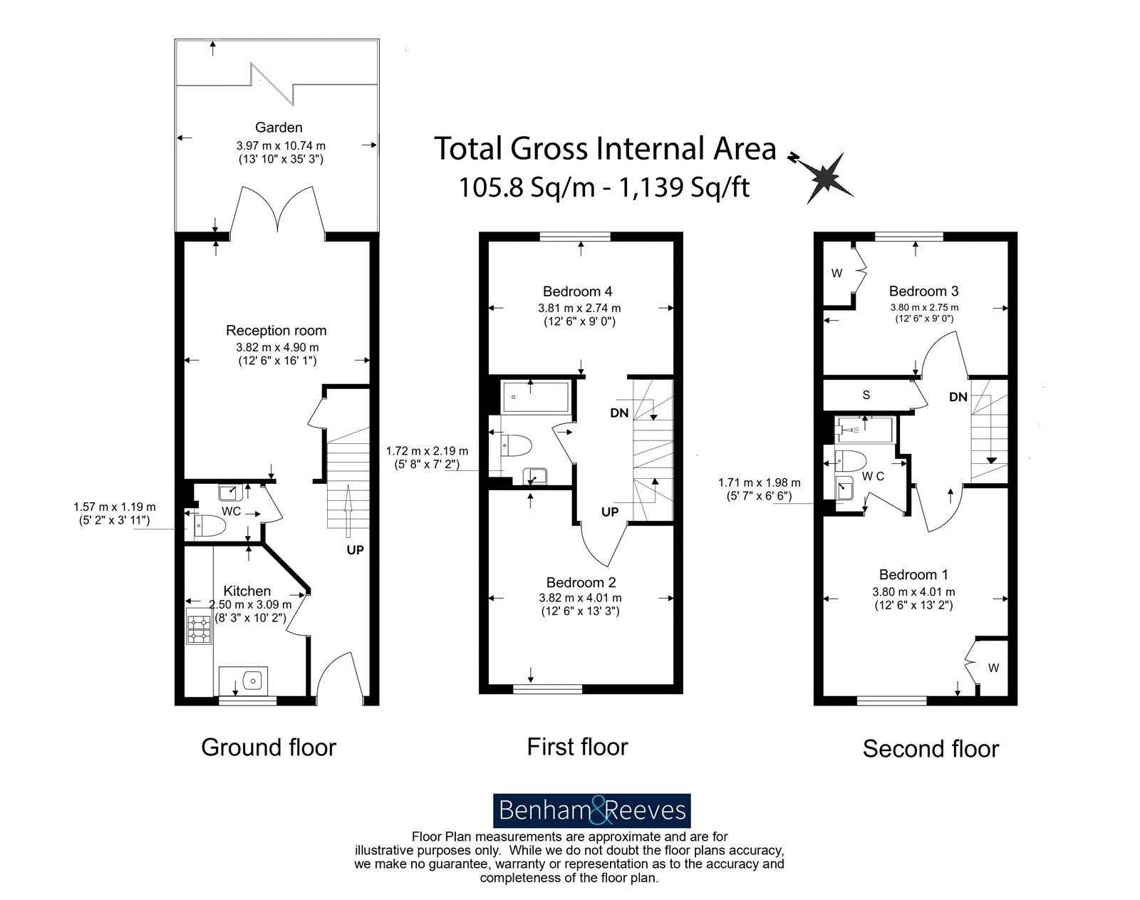 9, Hastings Street, London floorplan