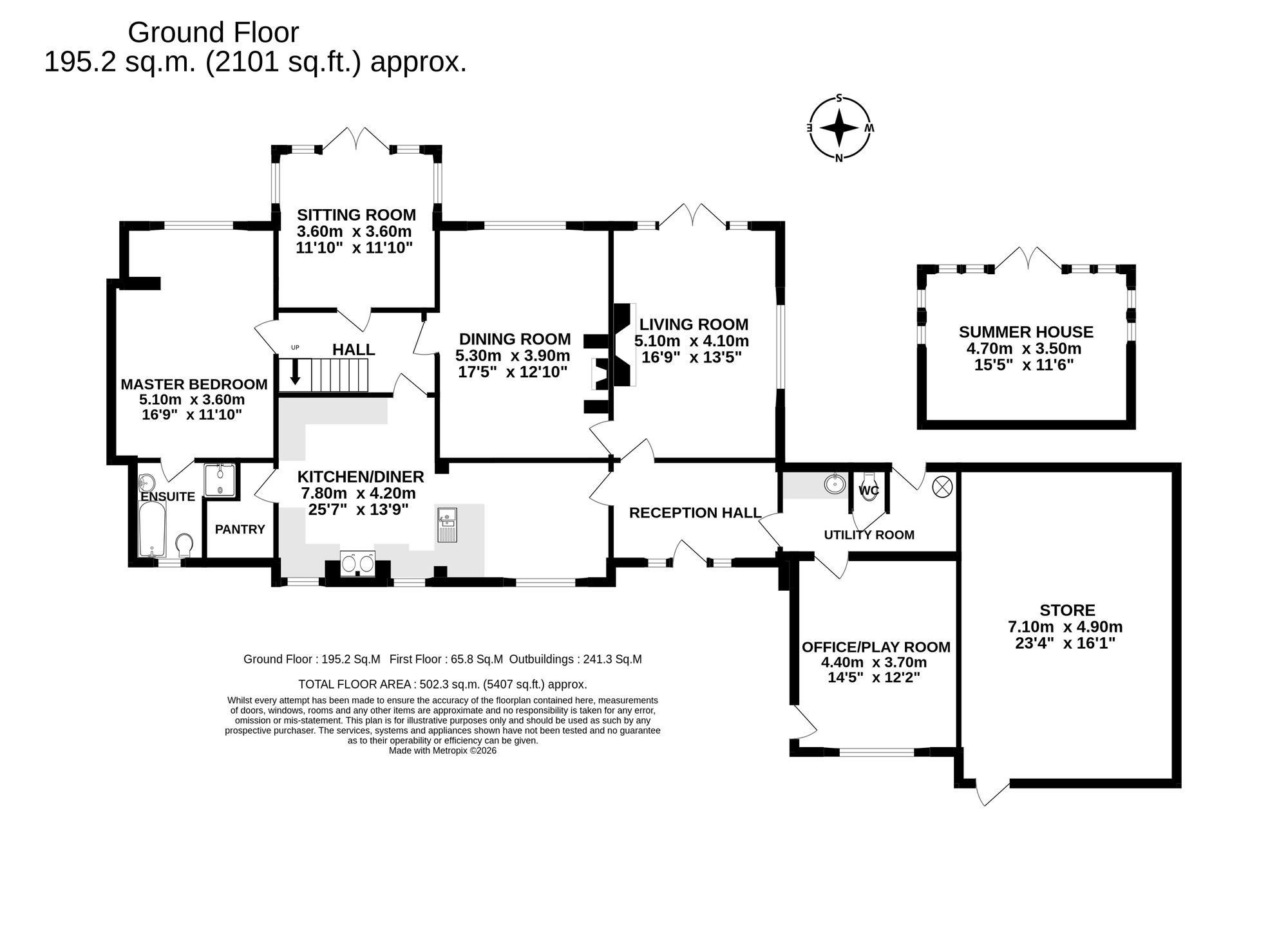 Higher Daleacre Farm Booth Lane, Middlewich floorplan