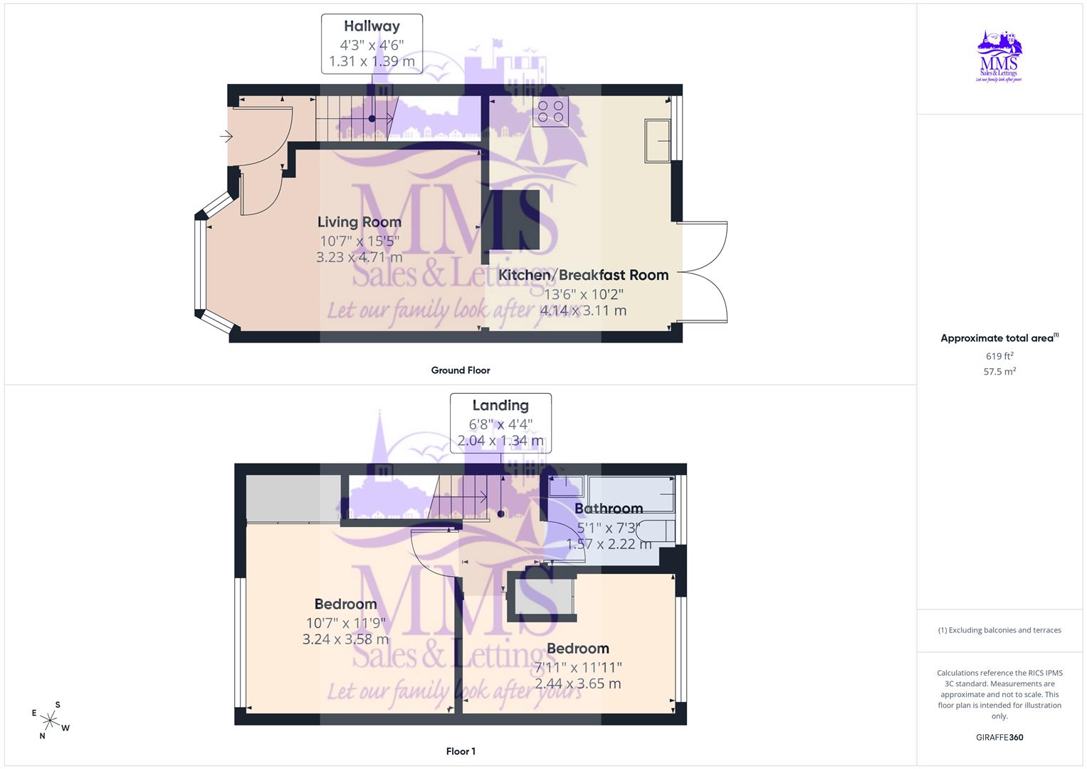 14, Peterborough Gardens, Strood floorplan