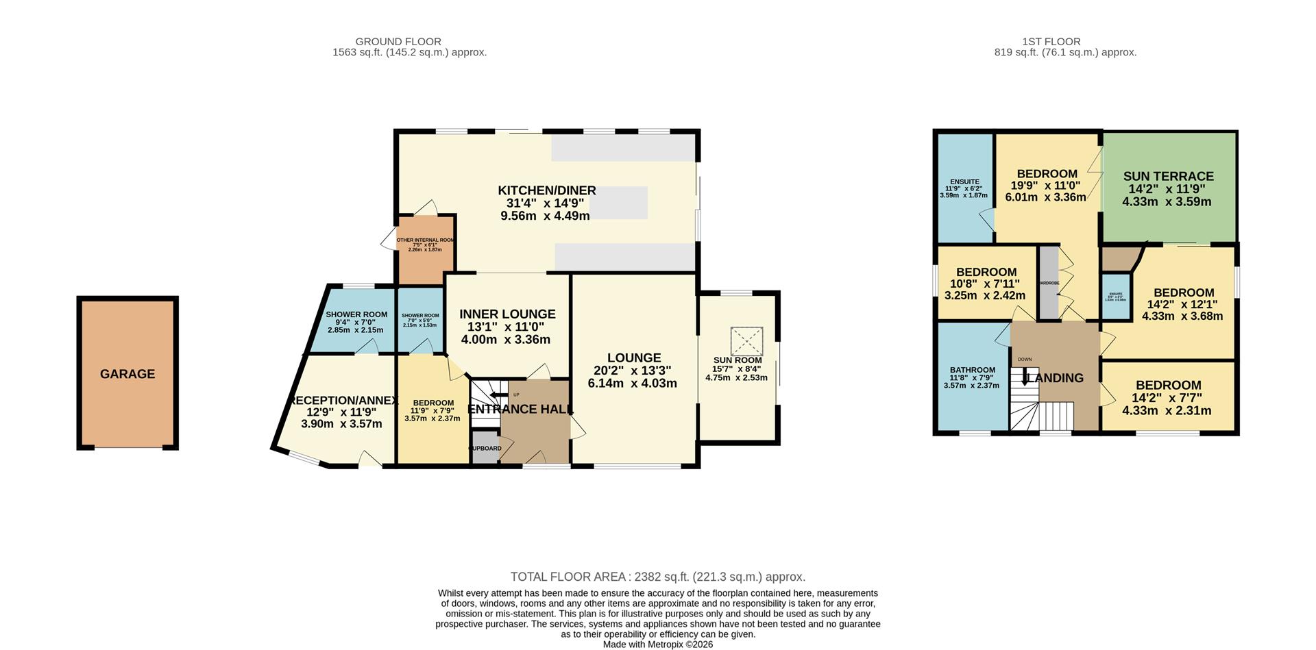 2, Barbary Lane, Ferring floorplan