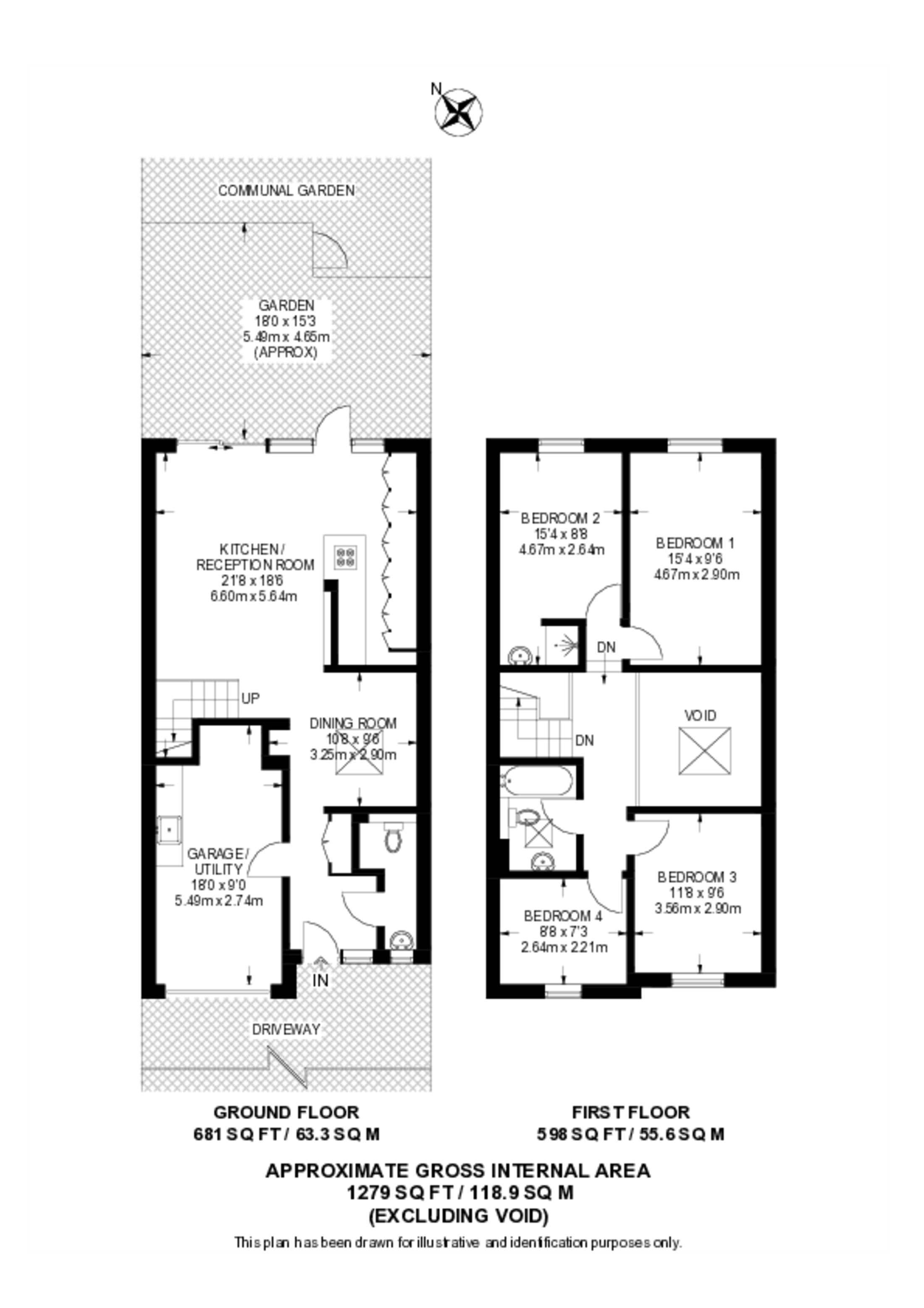 Caroline Close, East Croydon floorplan