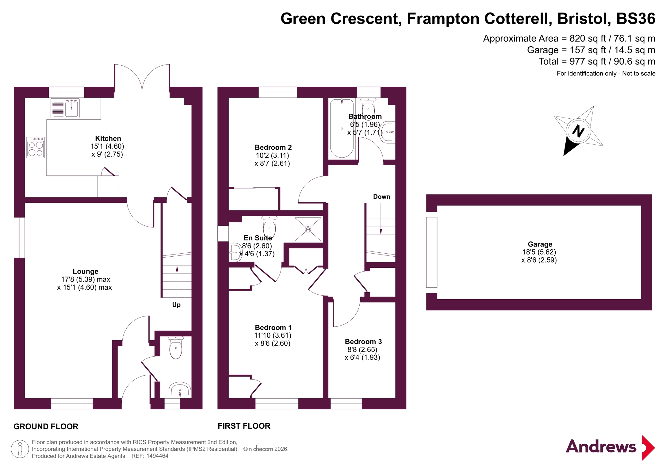 12, Green Crescent, Bristol floorplan
