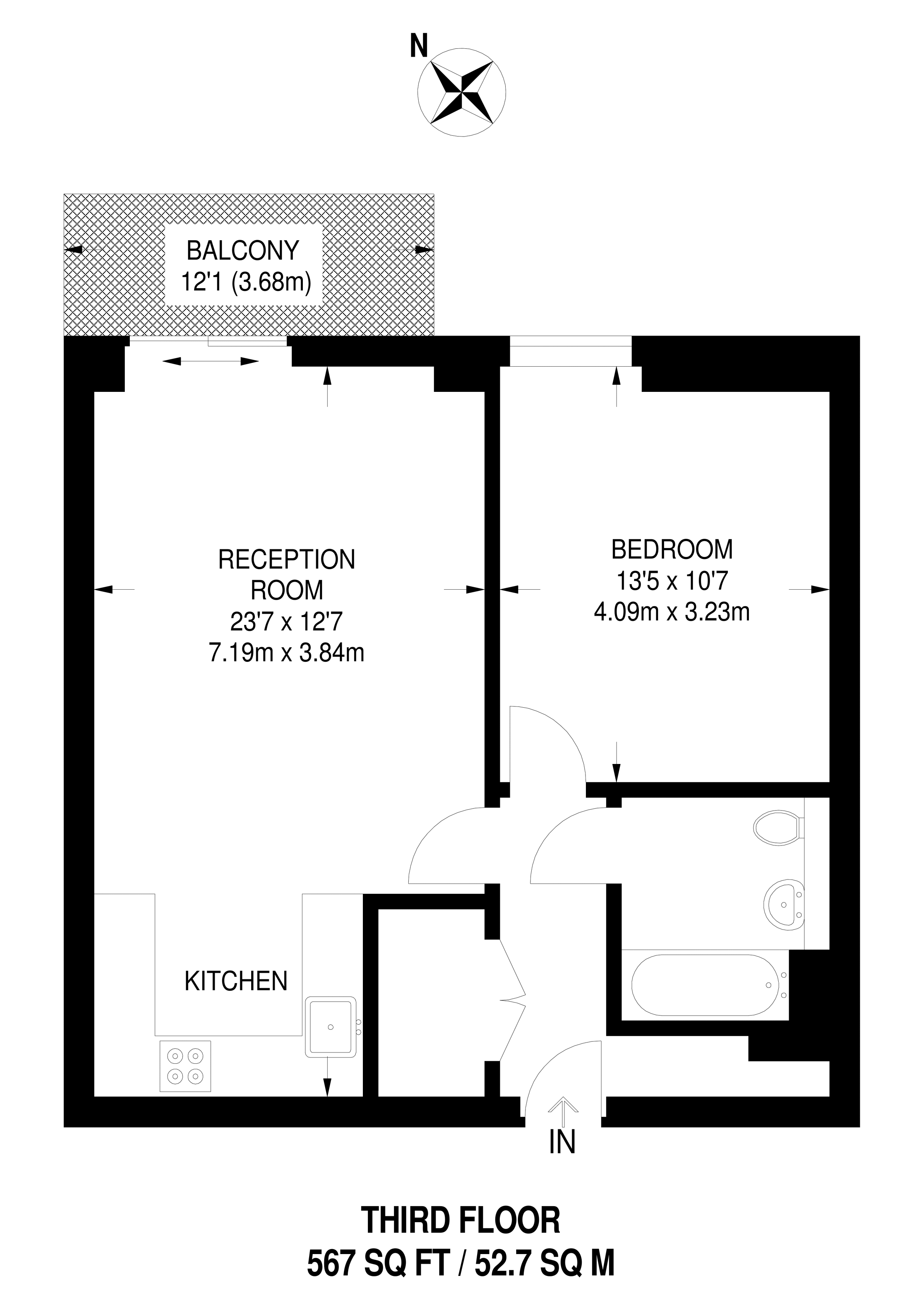 1 Bedrooms Flat for sale in Agnes George Walk, Docklands E16