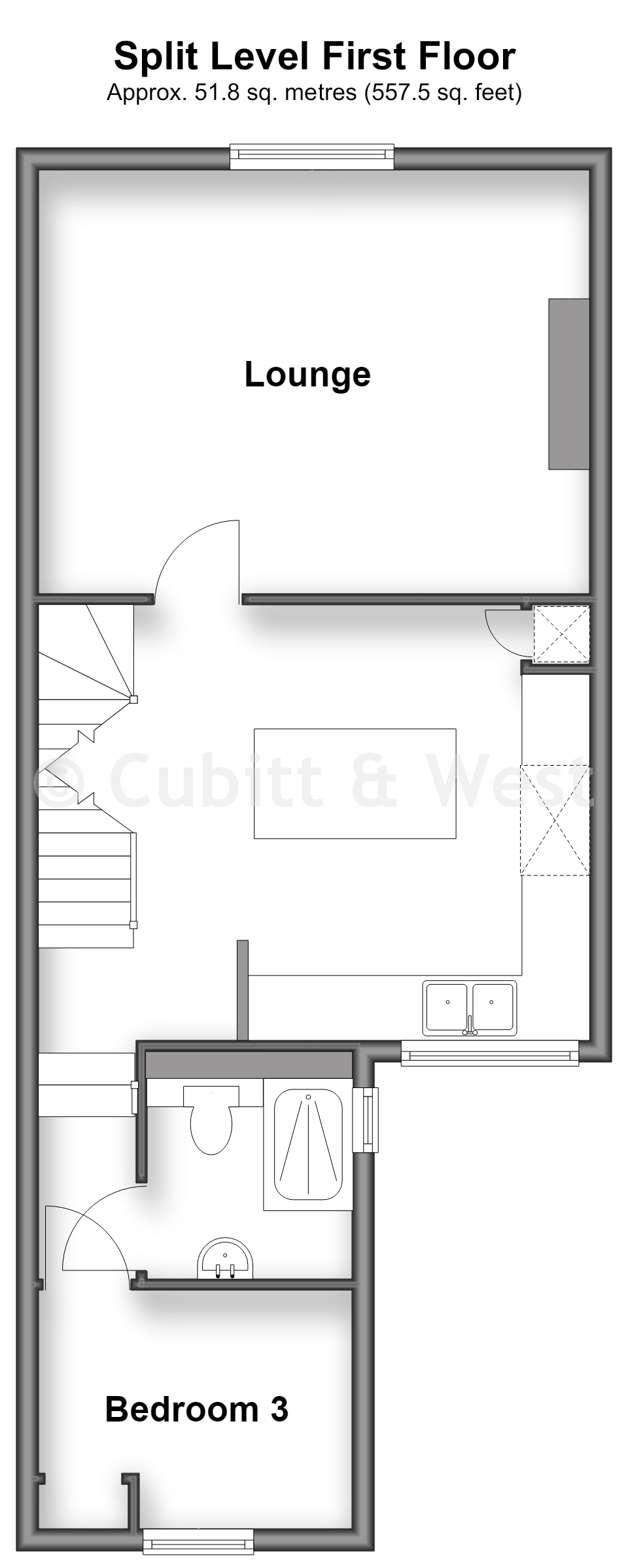 198A, London Road, East Grinstead floorplan