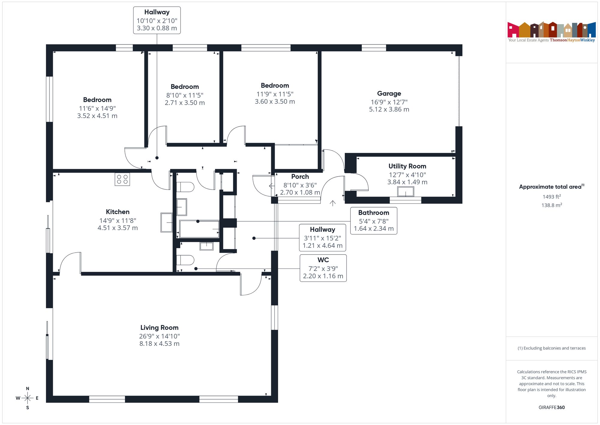 Pinethwaite, 9 Gale How Park, Ambleside floorplan