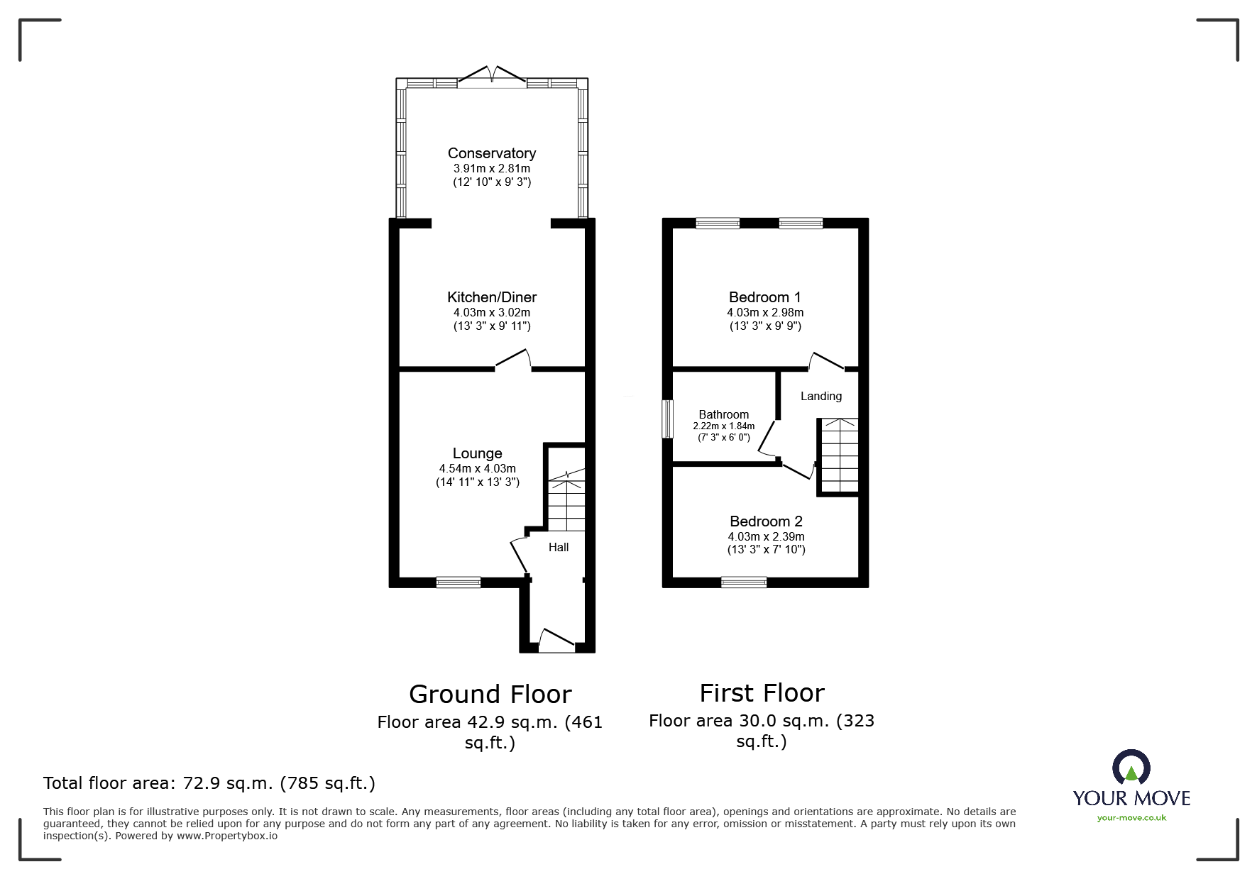 12, Swallow Close, Barnsley floorplan