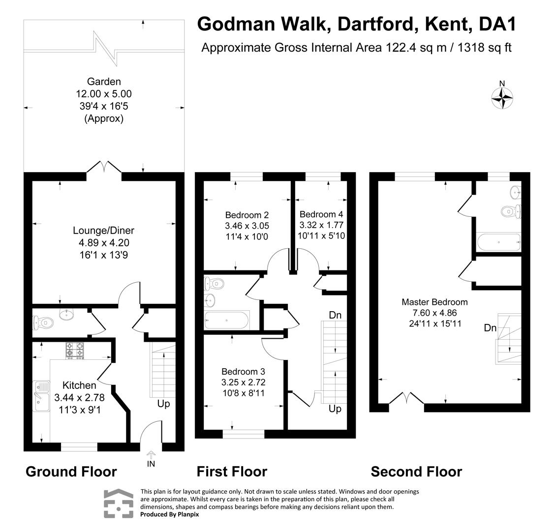 5, Godman Walk, Dartford floorplan
