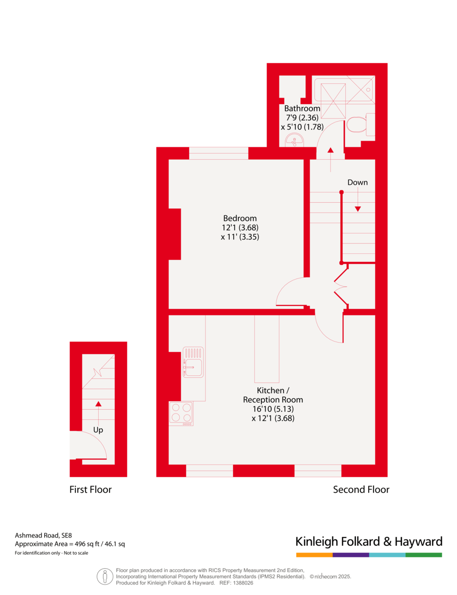 Ashmead Road, St Johns, London, SE8 floorplan