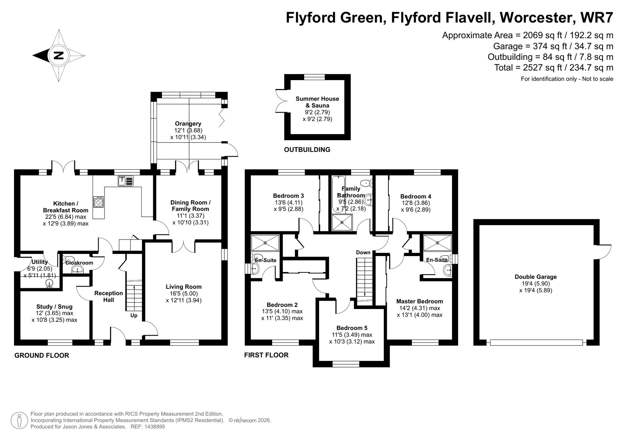Beech House, 1 Flyford Green, Worcester floorplan