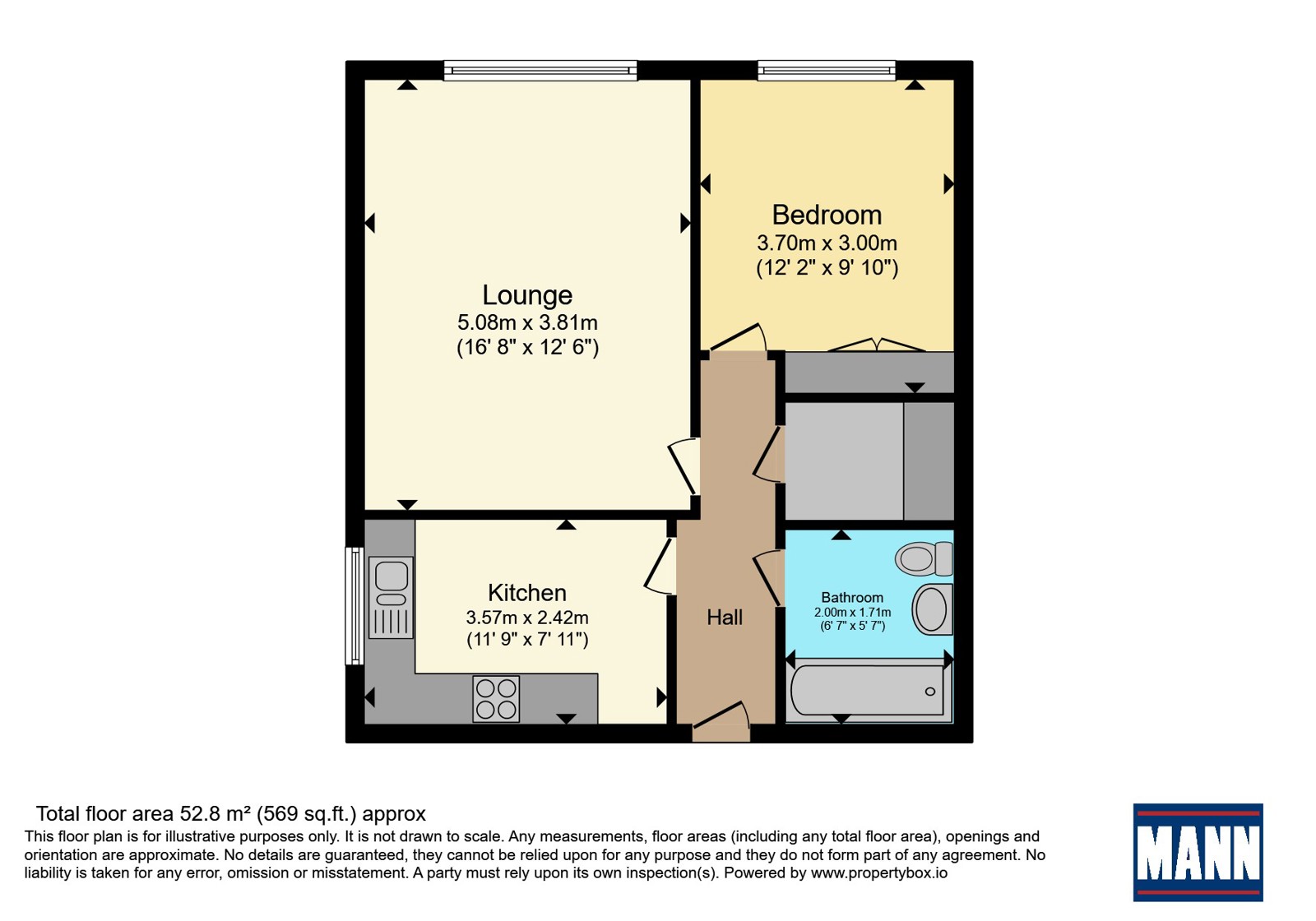 138 Wallis Place,, Hart Street, Kent floorplan