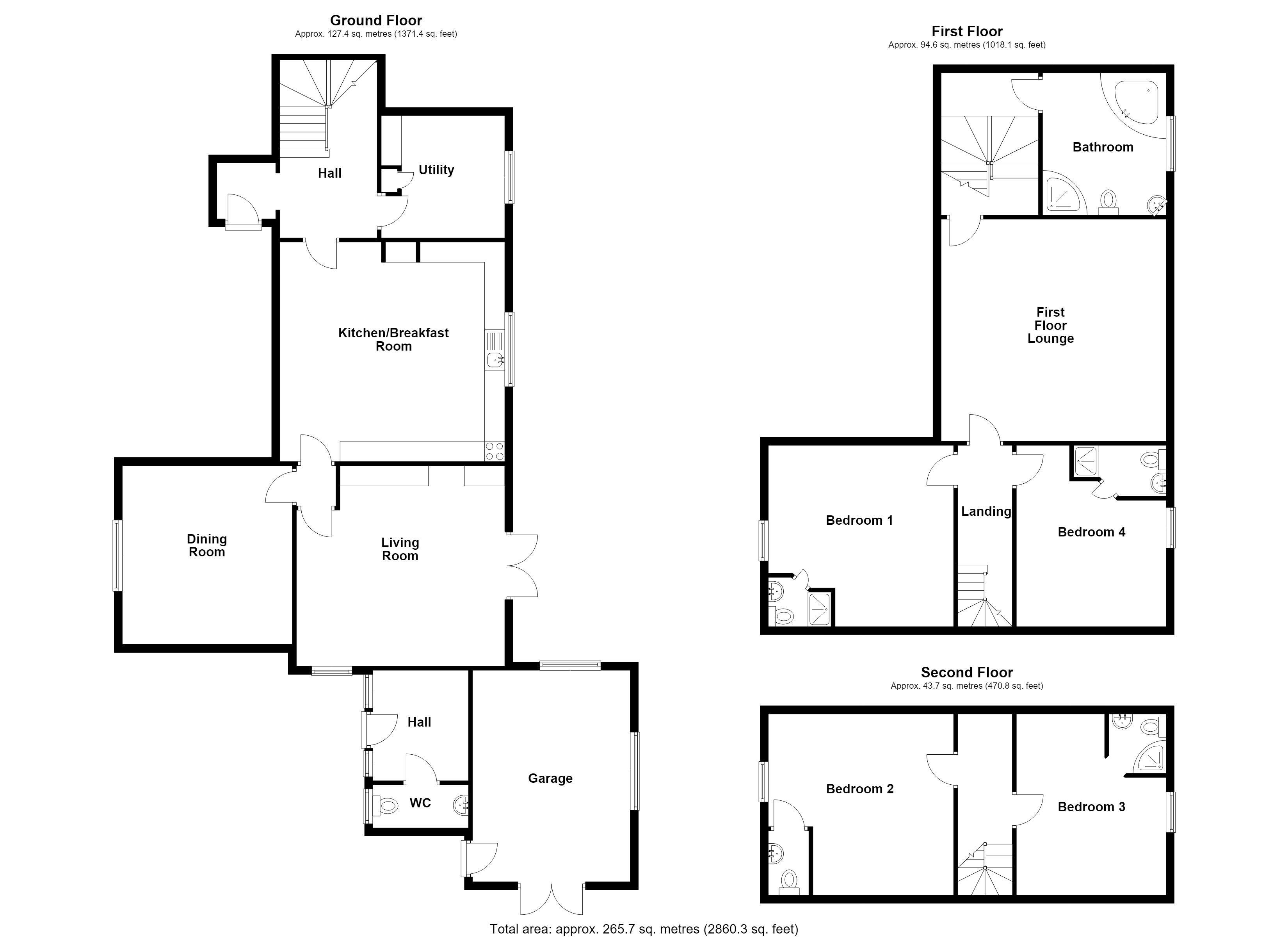Grey Gables,, Lincoln Road, Sleaford floorplan