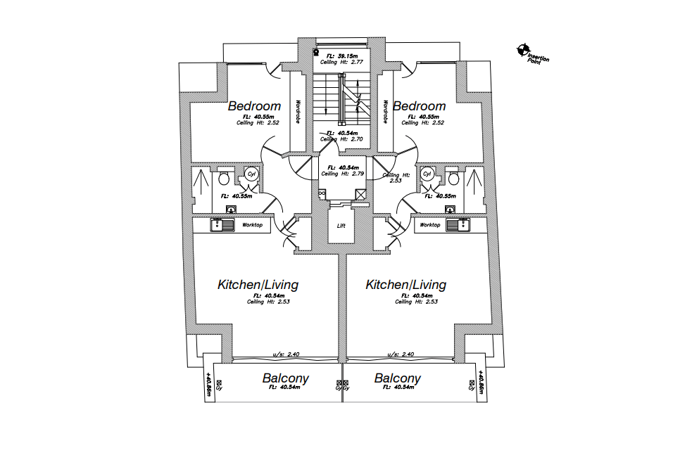 134-136 Broadway, London floorplan