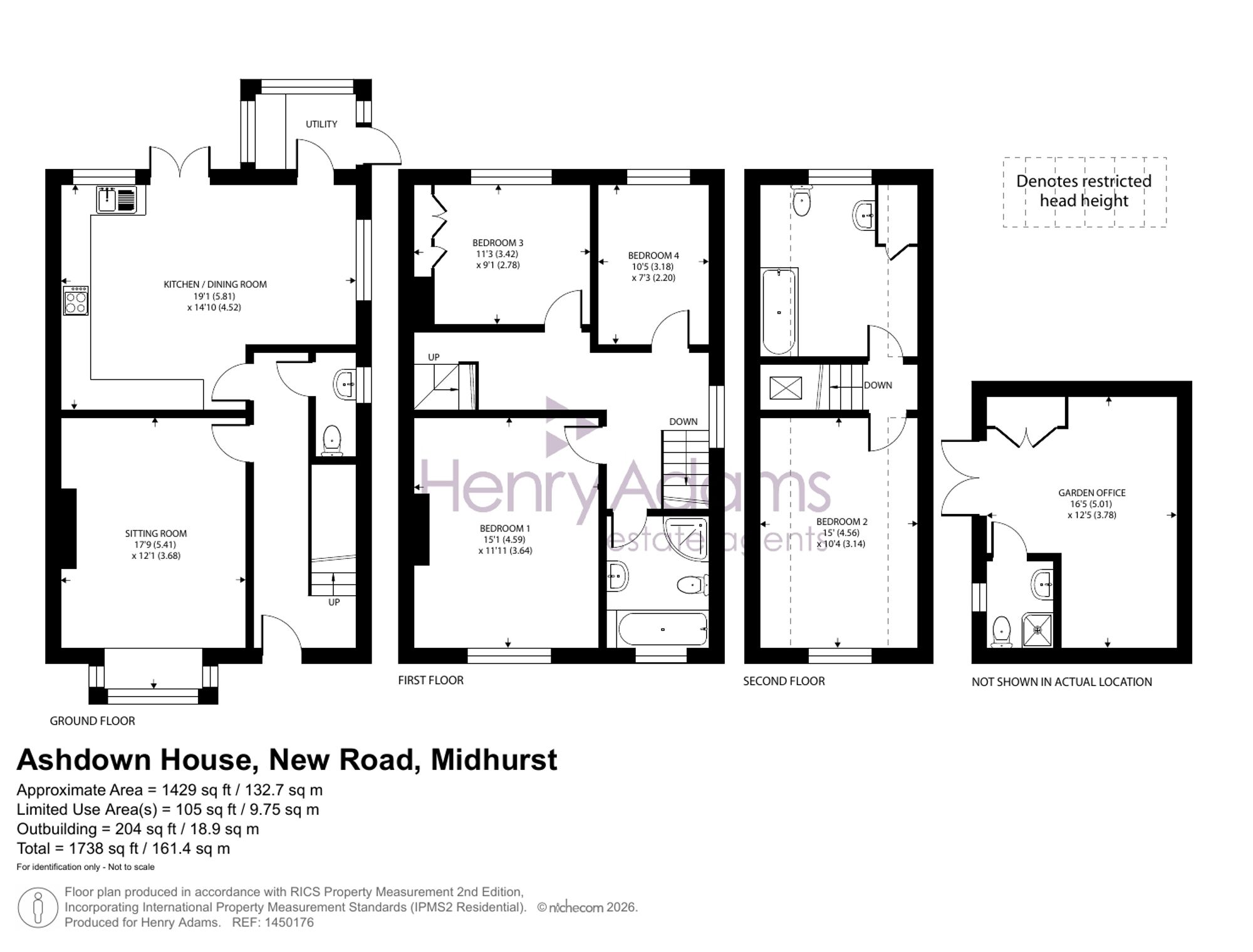 Ashdown House New Road, Midhurst floorplan