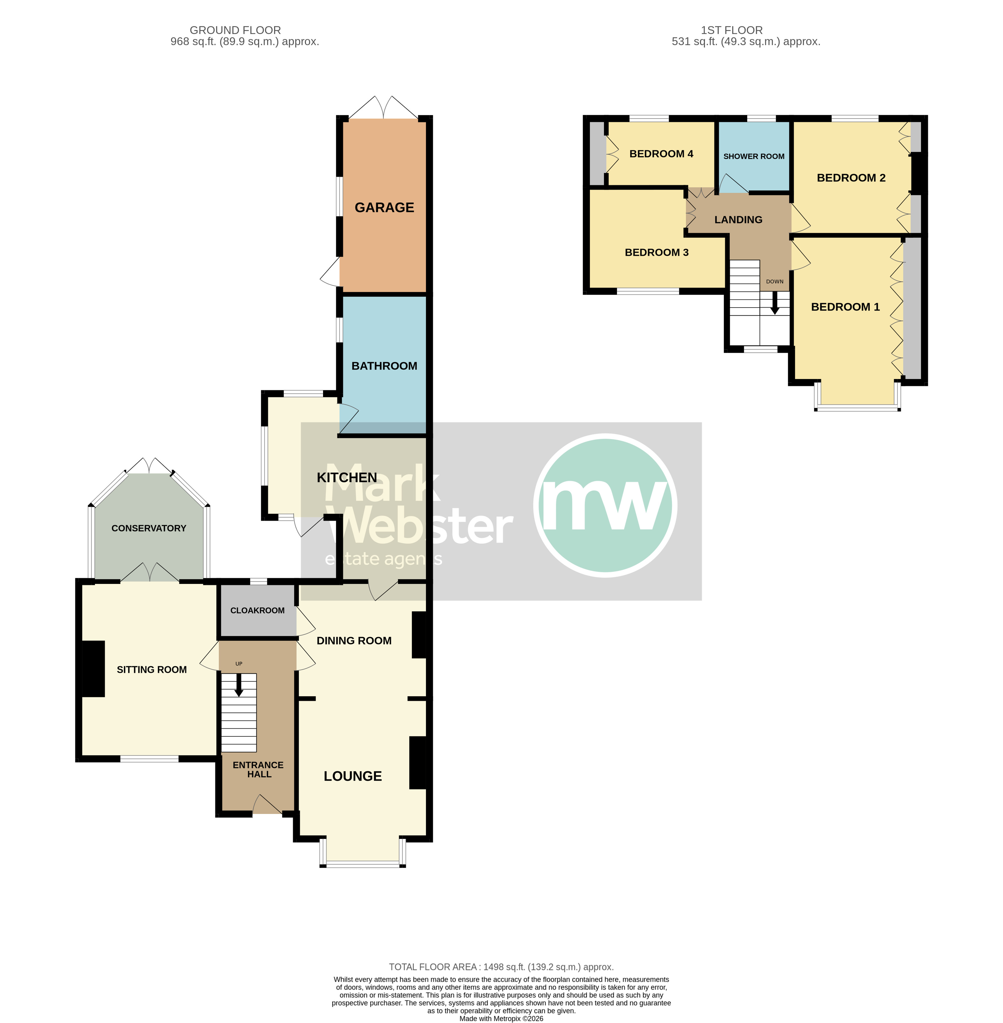 116, Coleshill Road, Atherstone floorplan