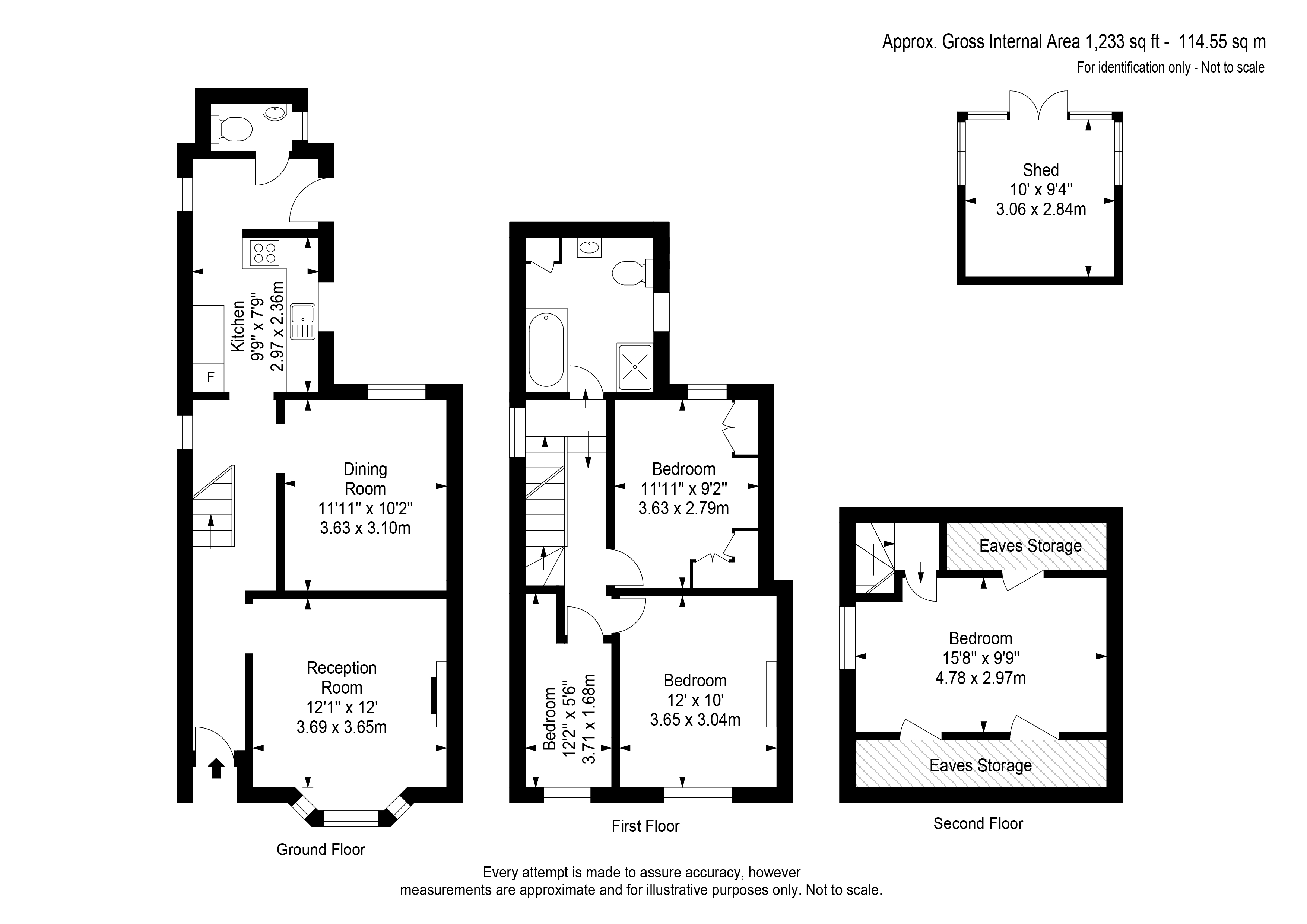 23, Ongar Road, Surrey floorplan