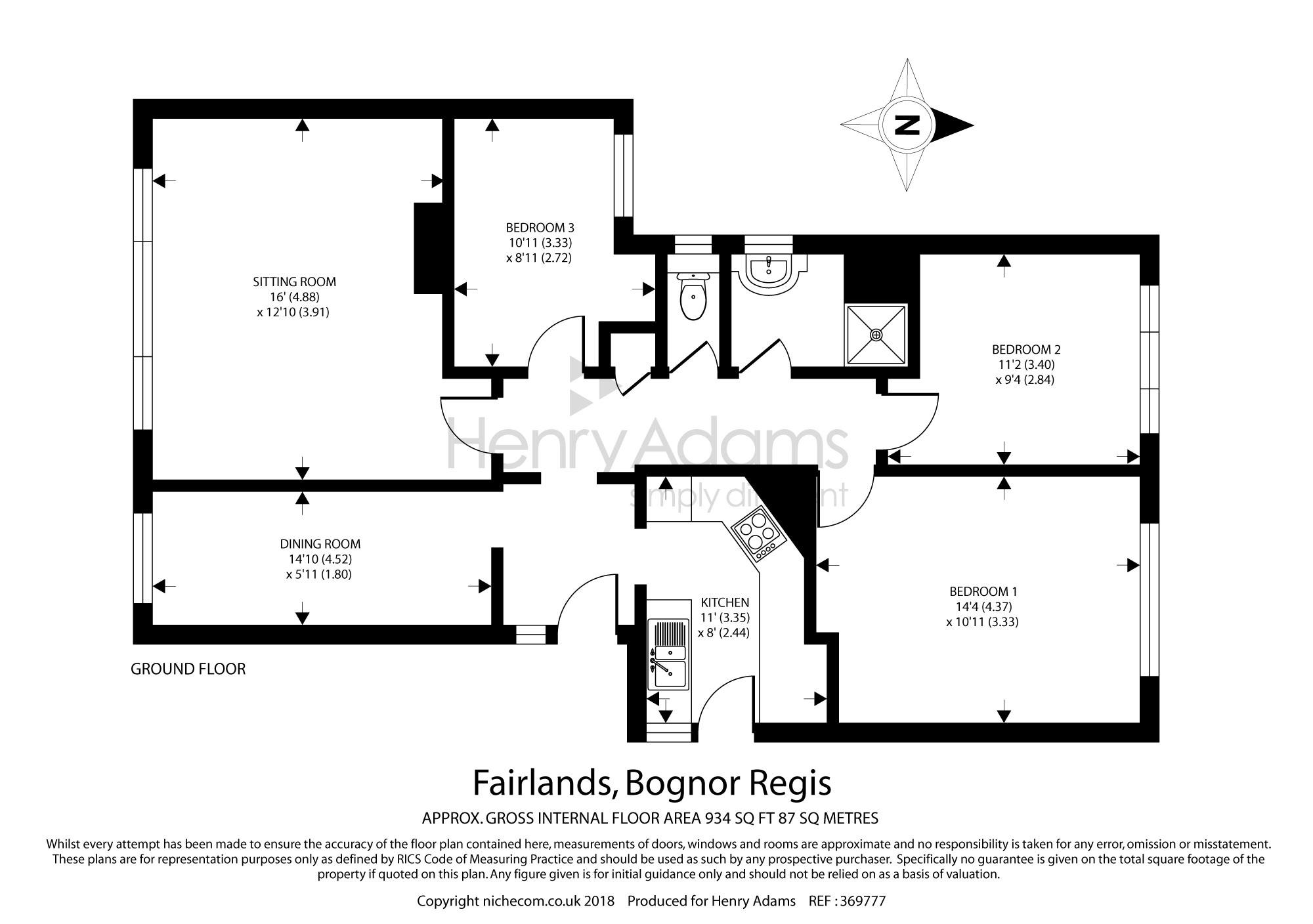 3 Bedrooms Bungalow for sale in Fairlands, North Bersted, Bognor Regis PO22