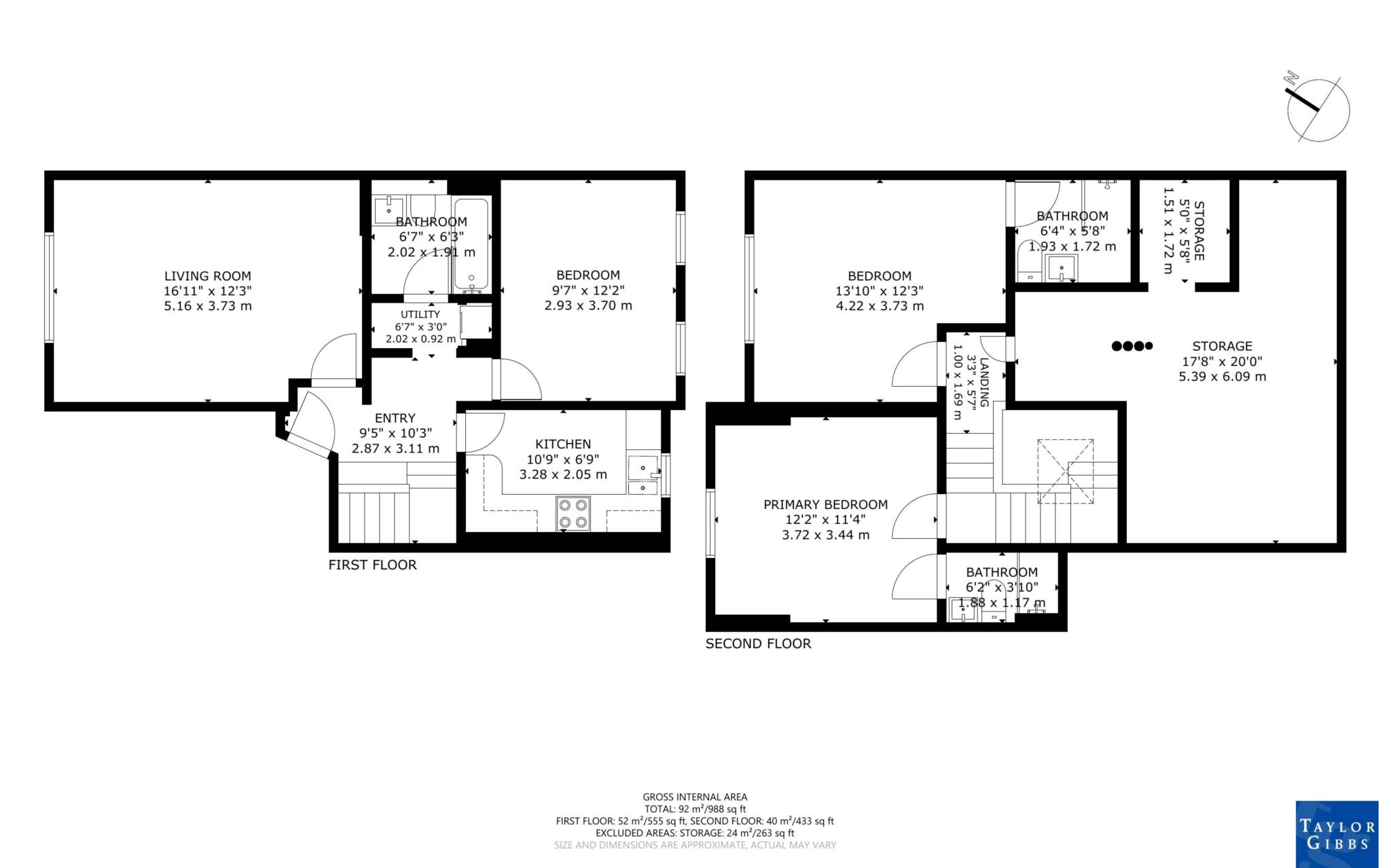 Flat 3, Langdon Park Road, London floorplan
