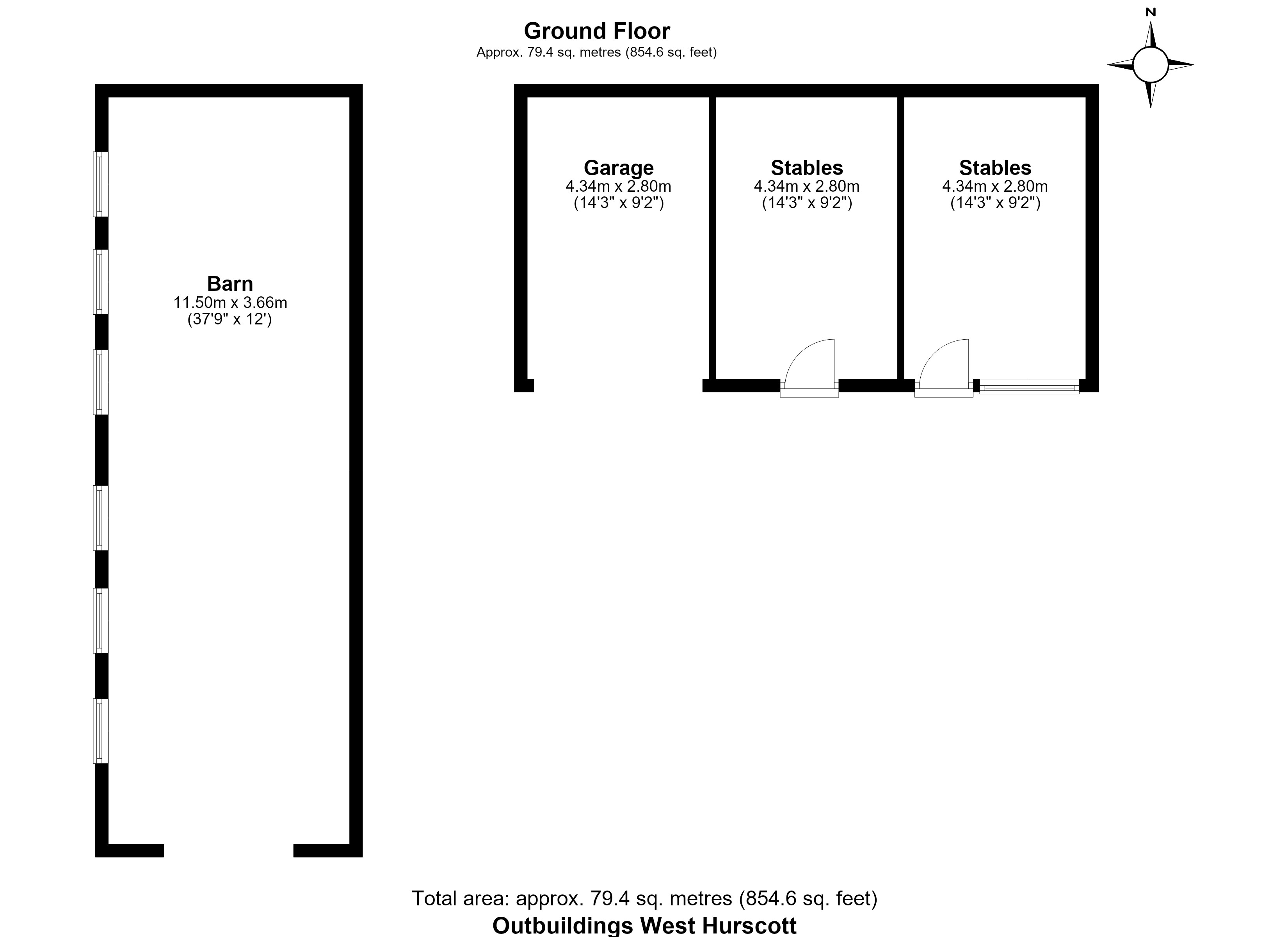Swimbridge, Devon floorplan