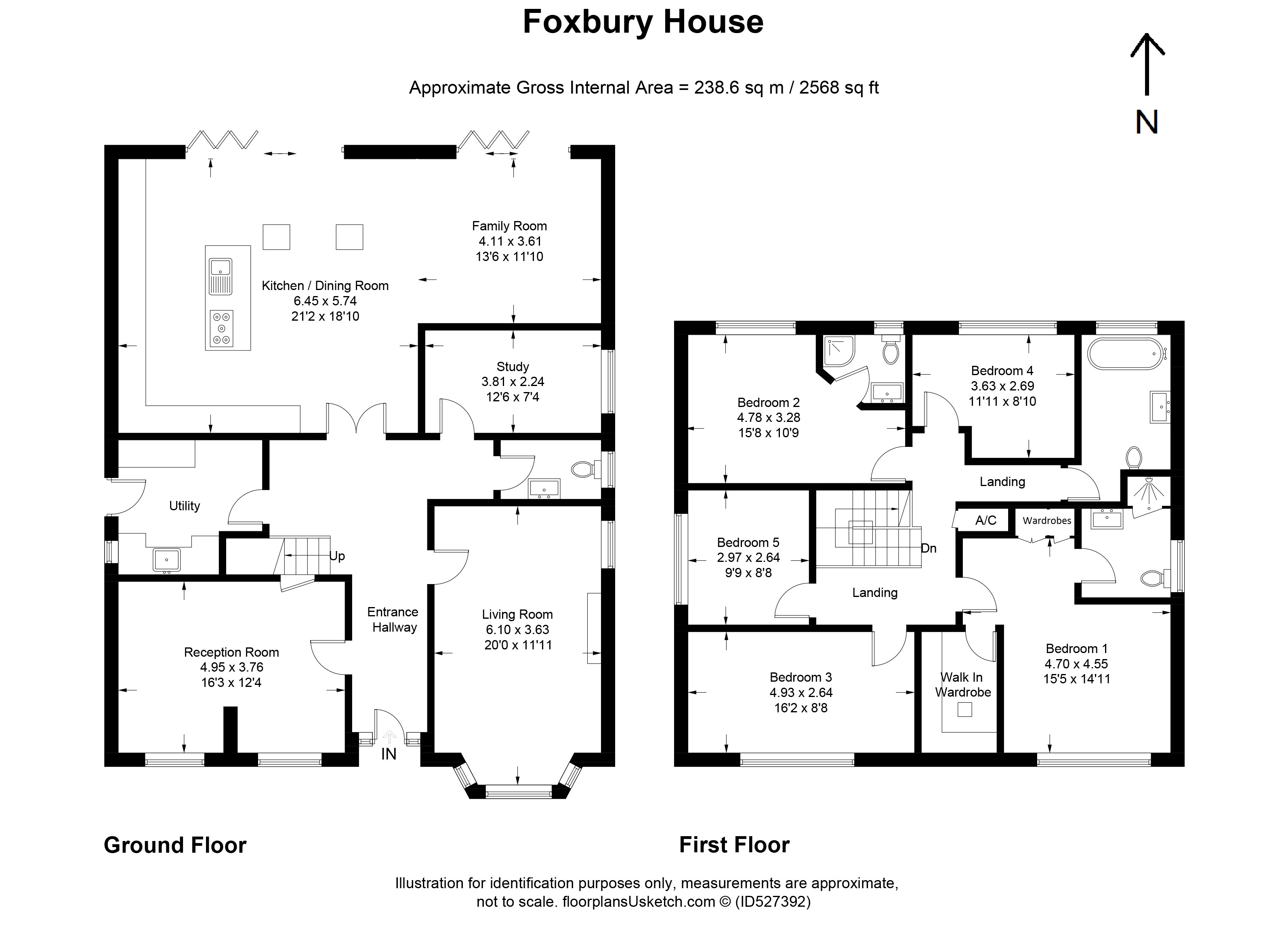 5 Bedrooms Detached house for sale in Tile Barn, Woolton Hill, Newbury RG20