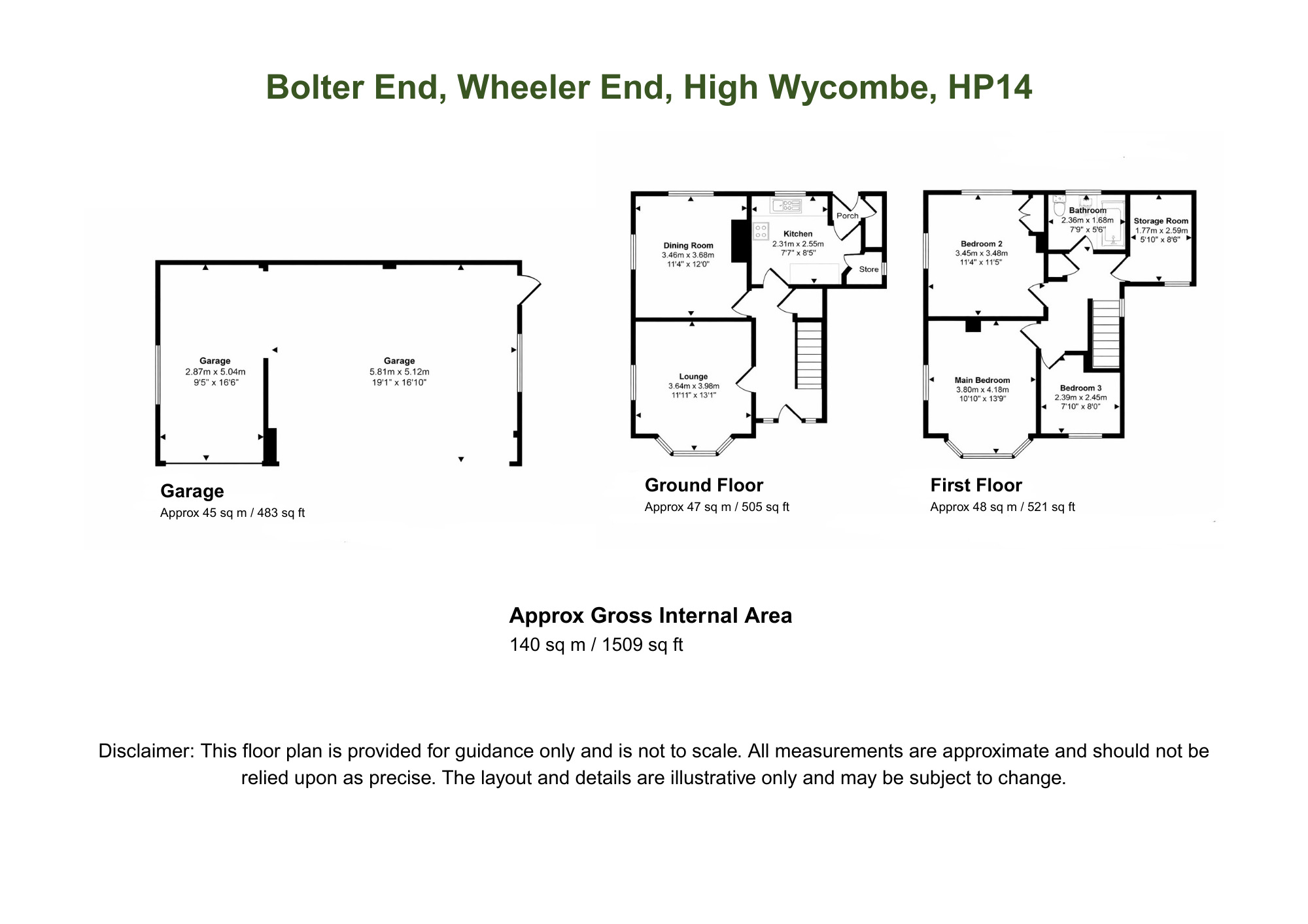 Newlands, Bolter End Lane, High Wycombe floorplan