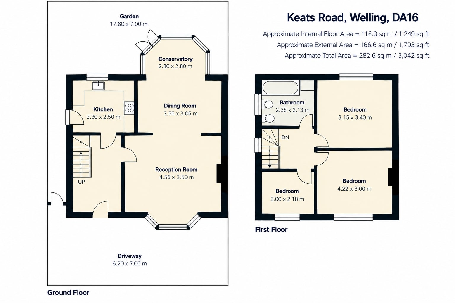 Keats Road, Welling floorplan