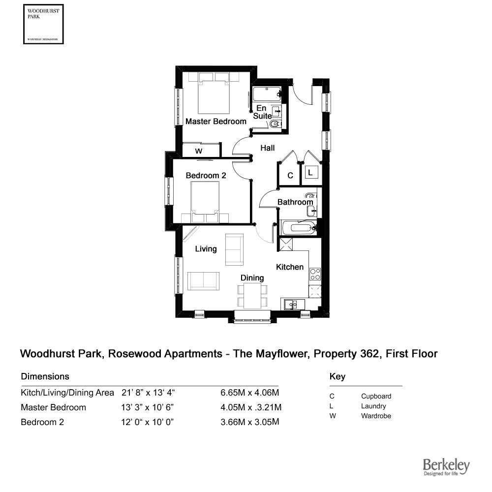 2 Bedrooms Flat for sale in Harvest Ride, Warfield RG42