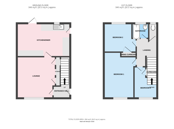 16, Springhill Crescent, Telford floorplan