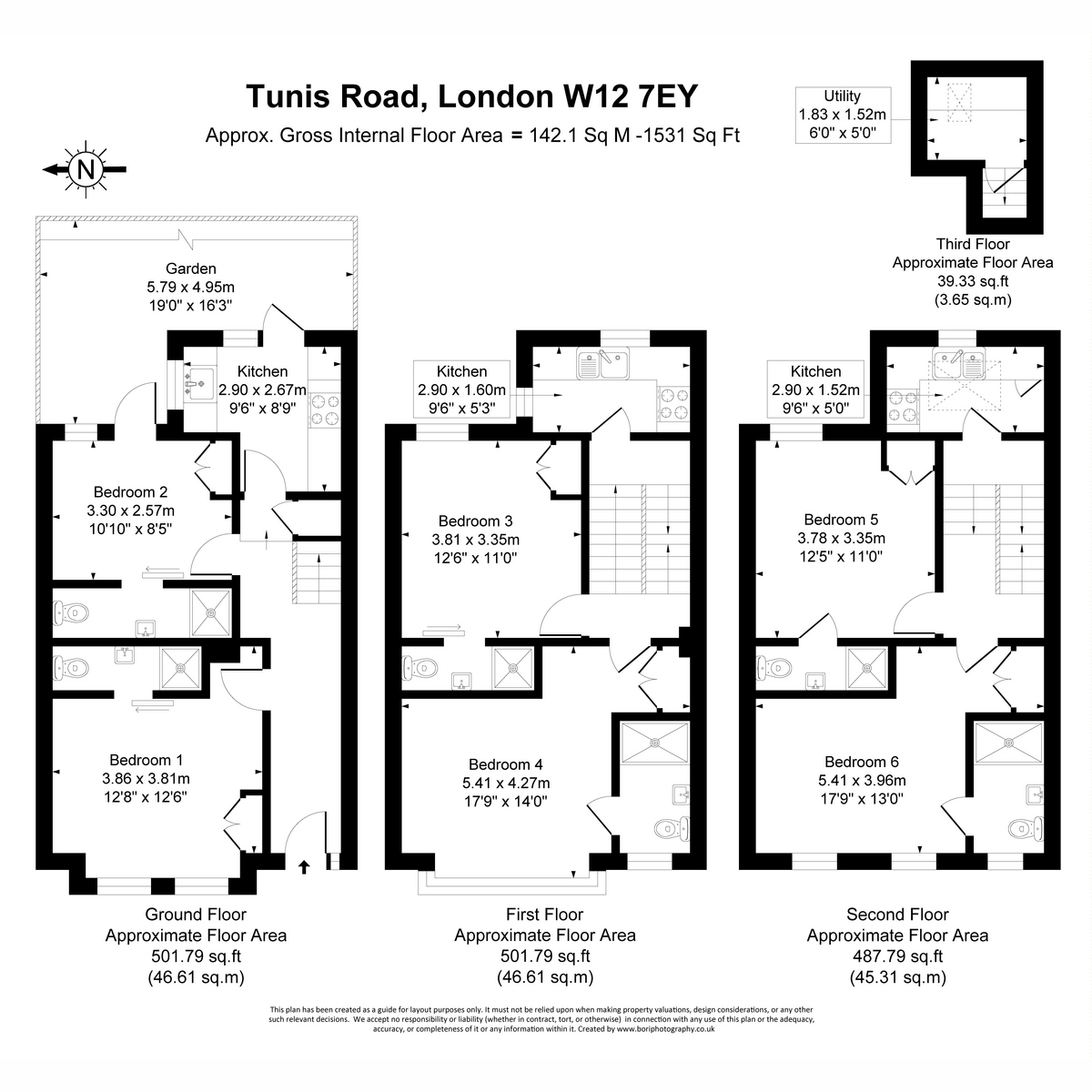 Tunis Road, London floorplan