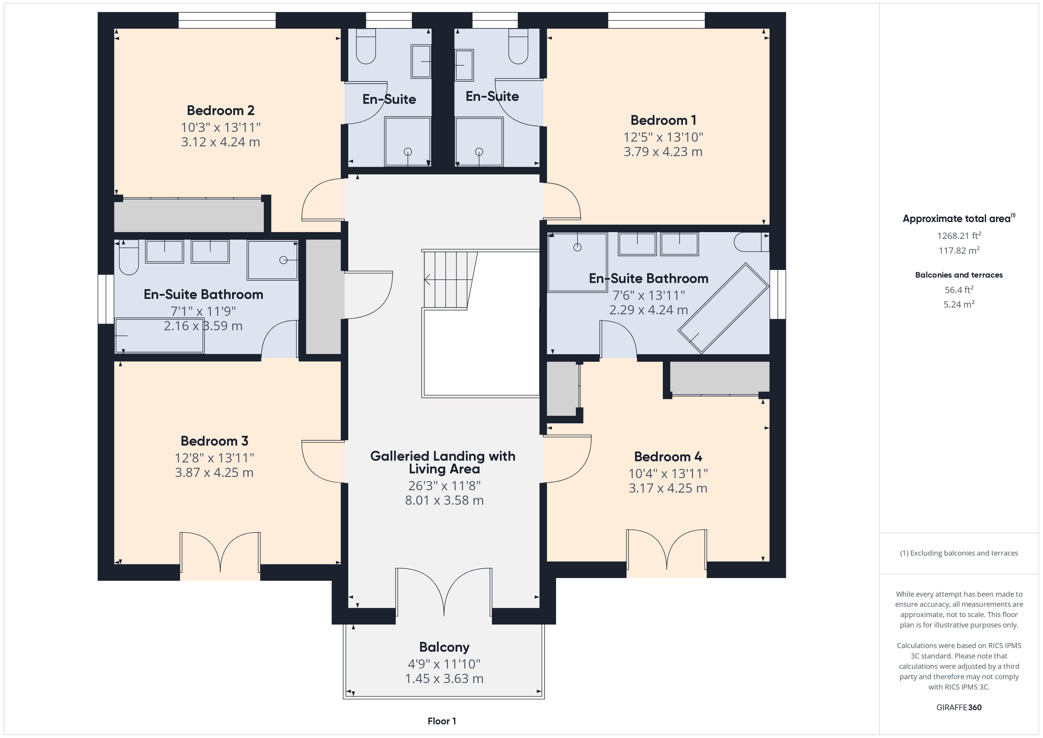 Seven Seas, No 9, Caradog Court, Ferryside floorplan
