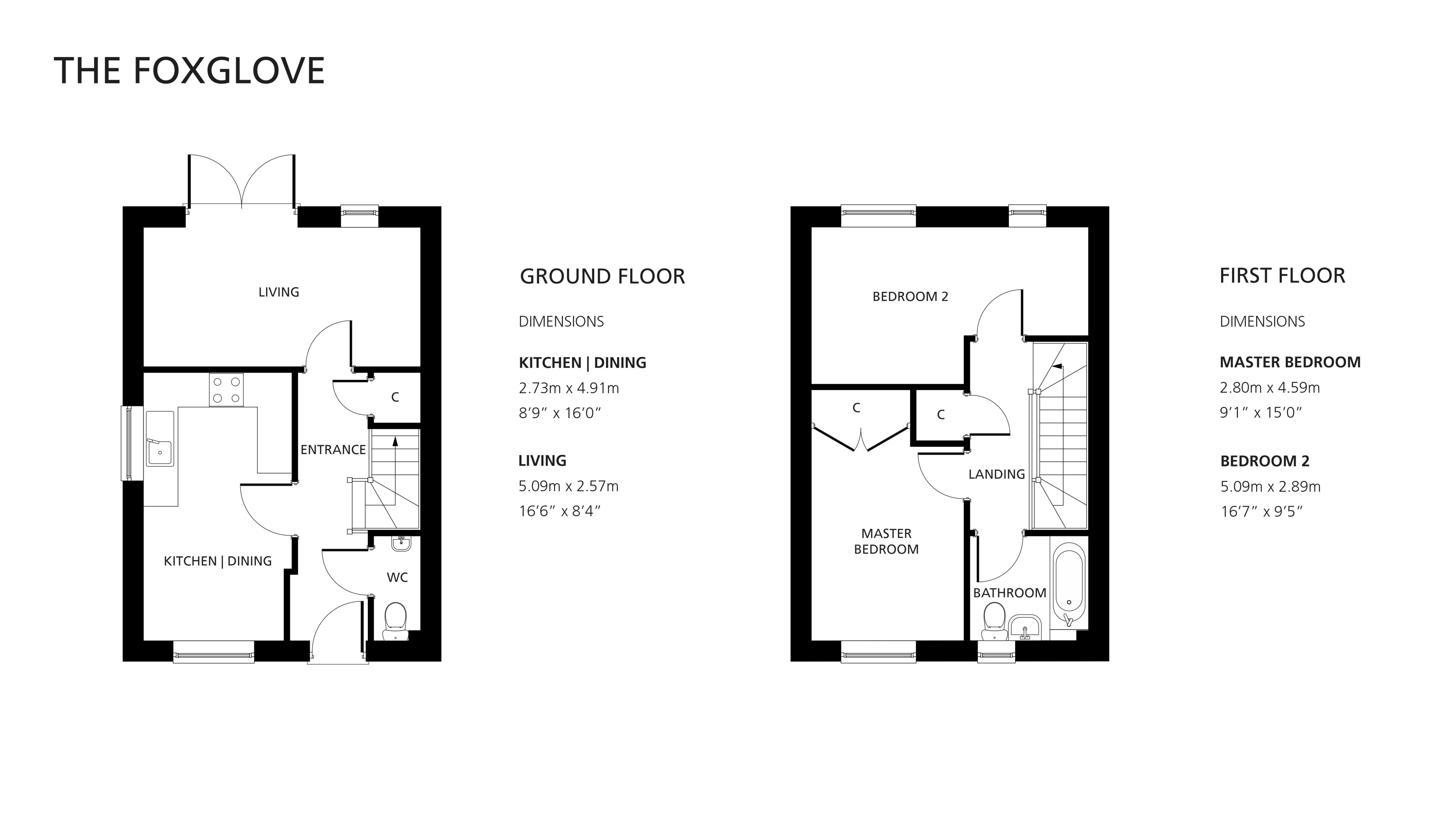 Curteys Close, Wymington floorplan