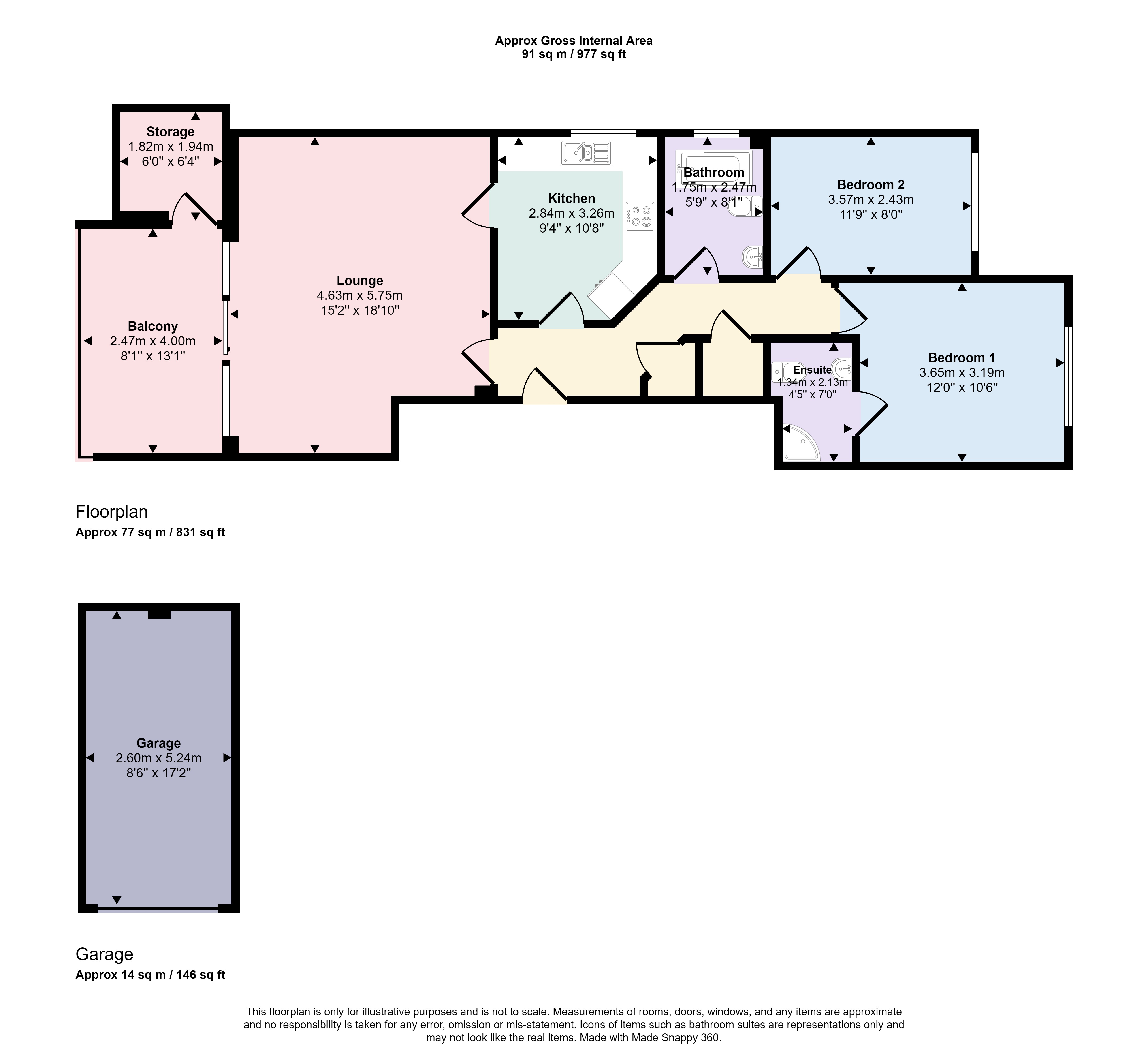 2 Alton Court, 5A, Alton Road, Poole floorplan