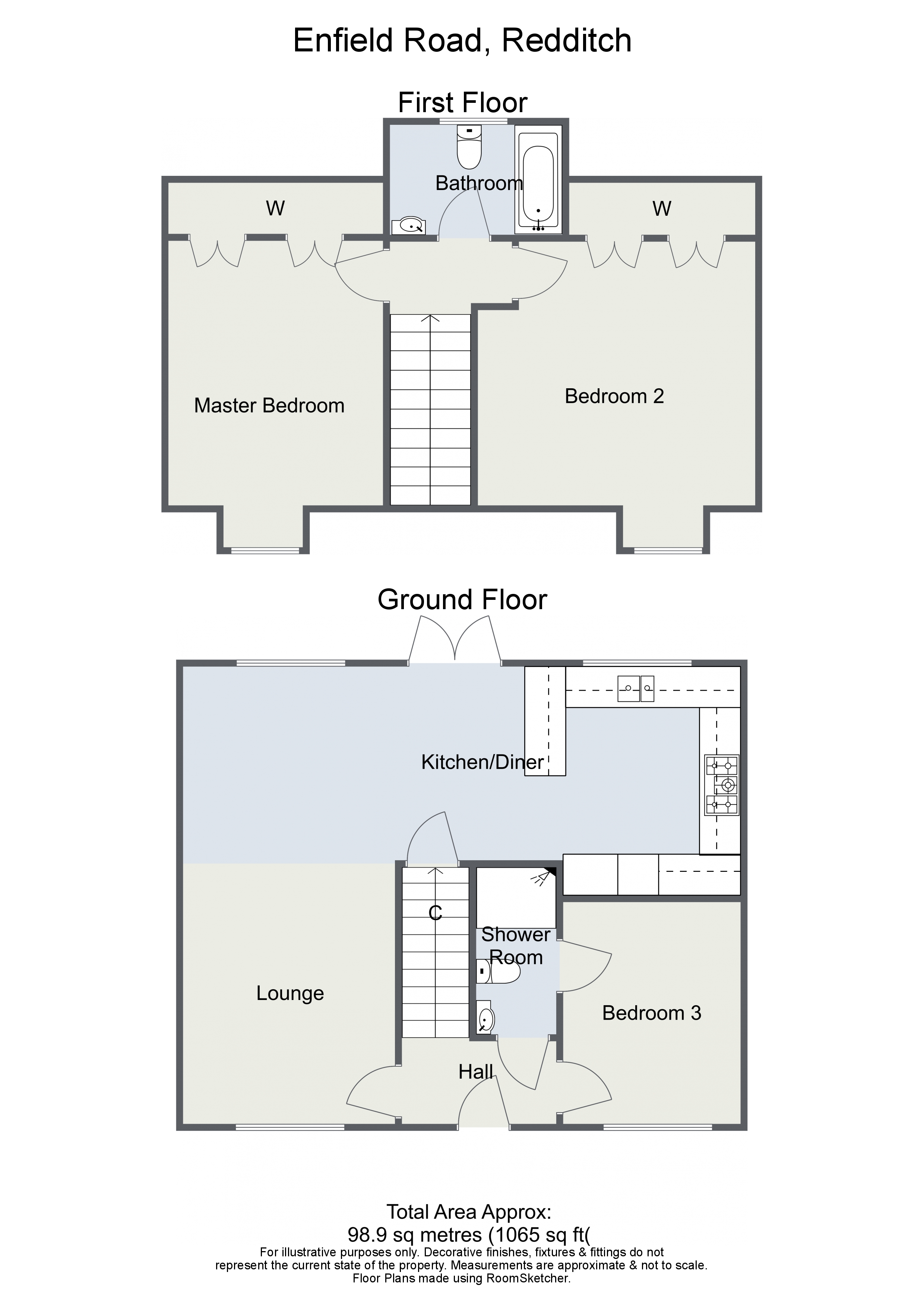 New home, 3 bed detached house for sale in Enfield Road, Hunt End