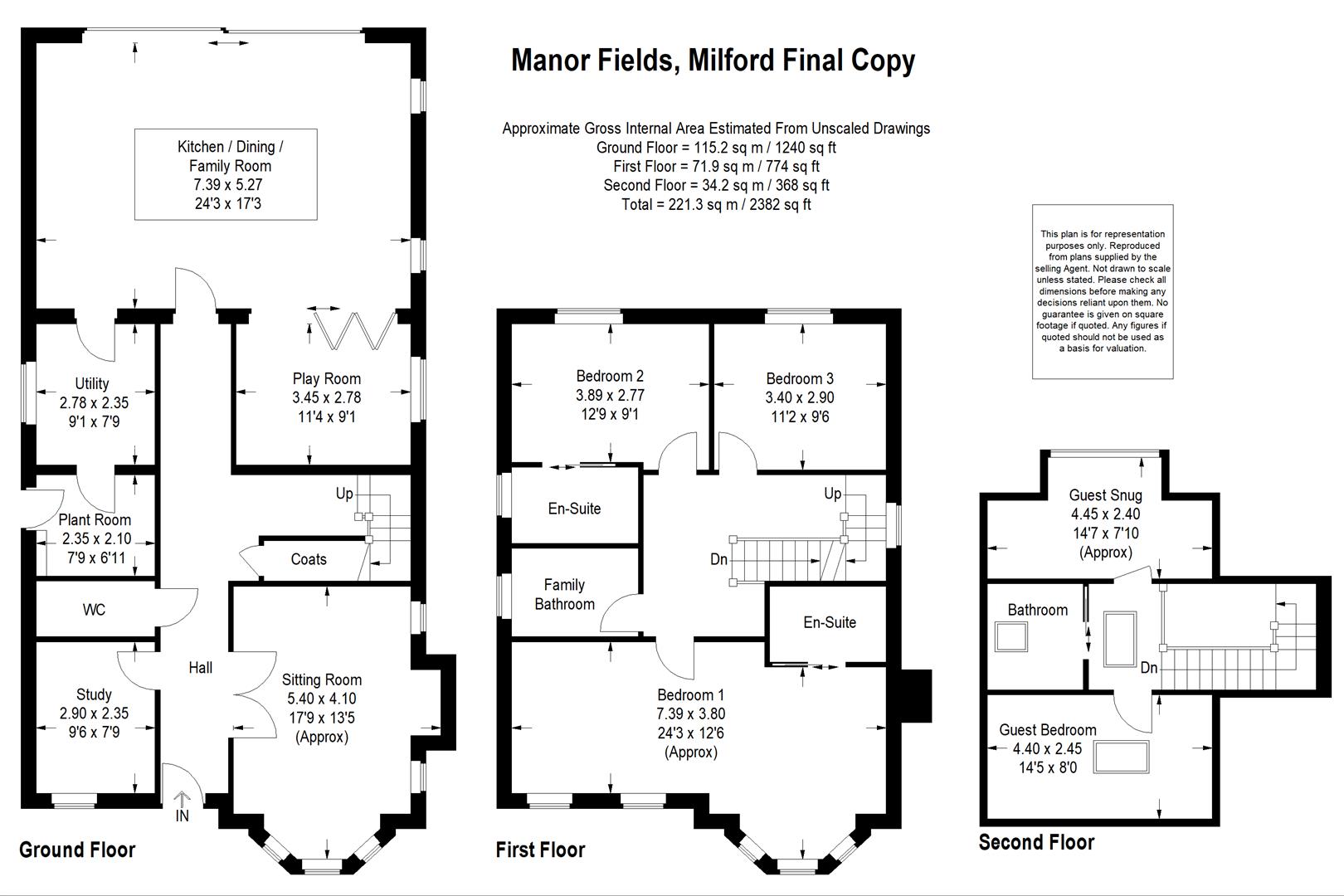 42, Manor Fields, Milford floorplan