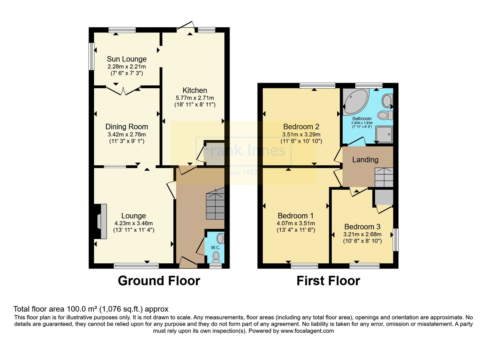 7, Lovatt Close, Burton-on-Trent floorplan