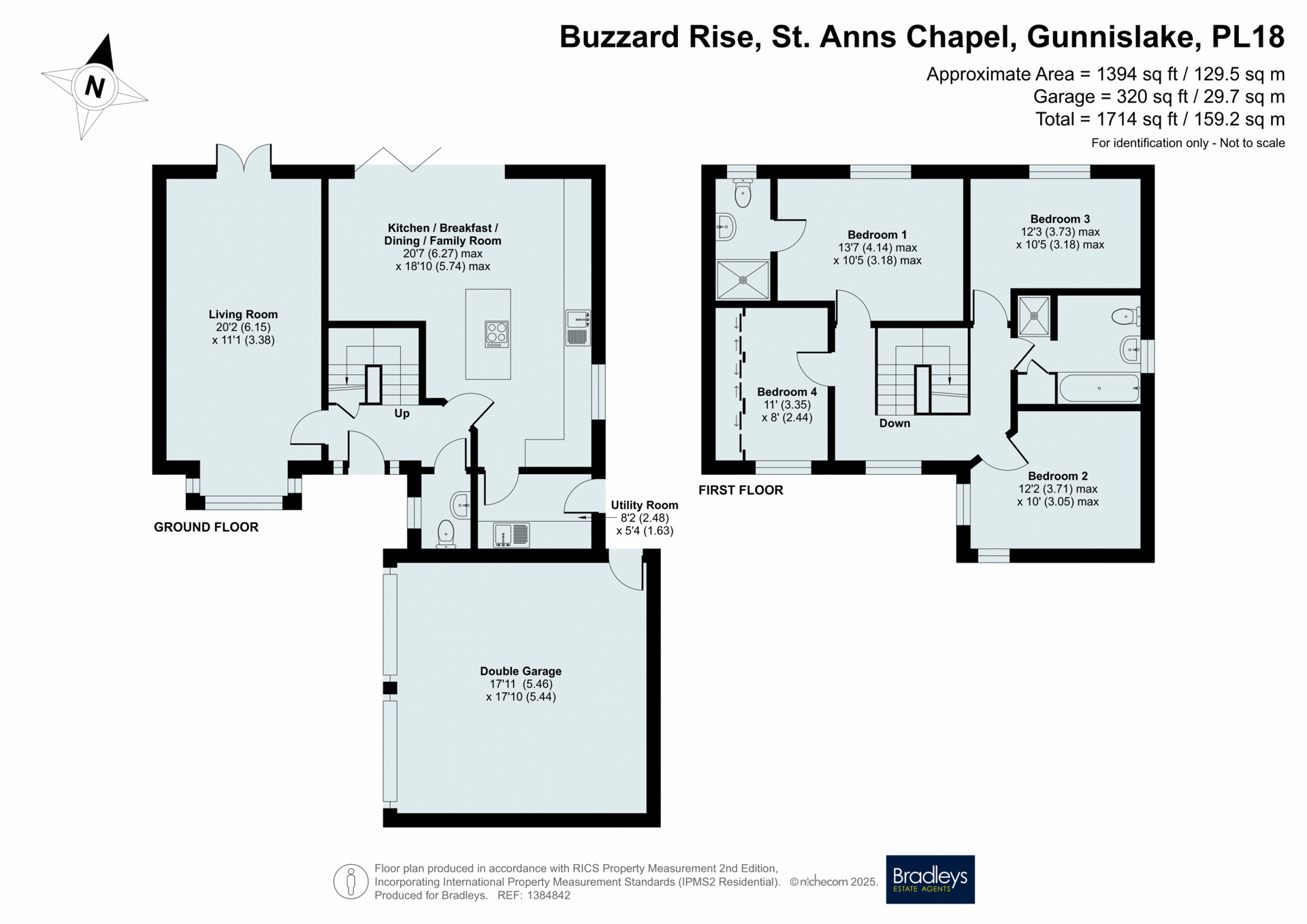 46, Buzzard Rise, Gunnislake floorplan