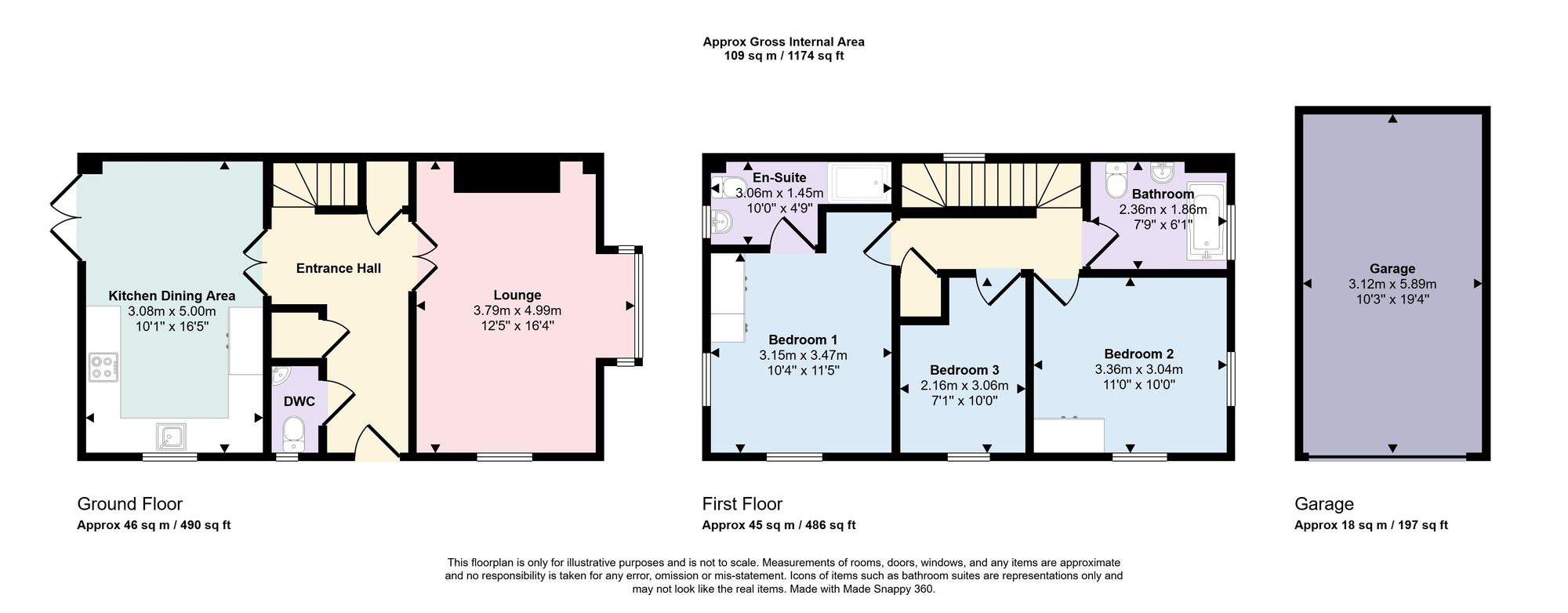 1, Morant Crescent, Botley, SO32 floorplan