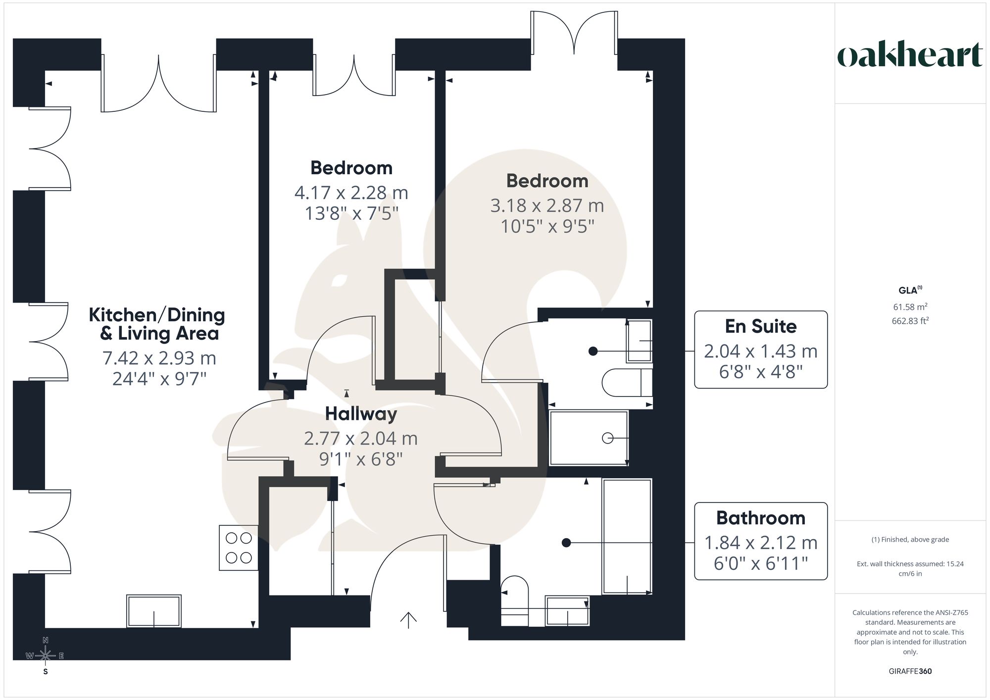 Flat 17, Benedict House Circular Road South, Colchester floorplan