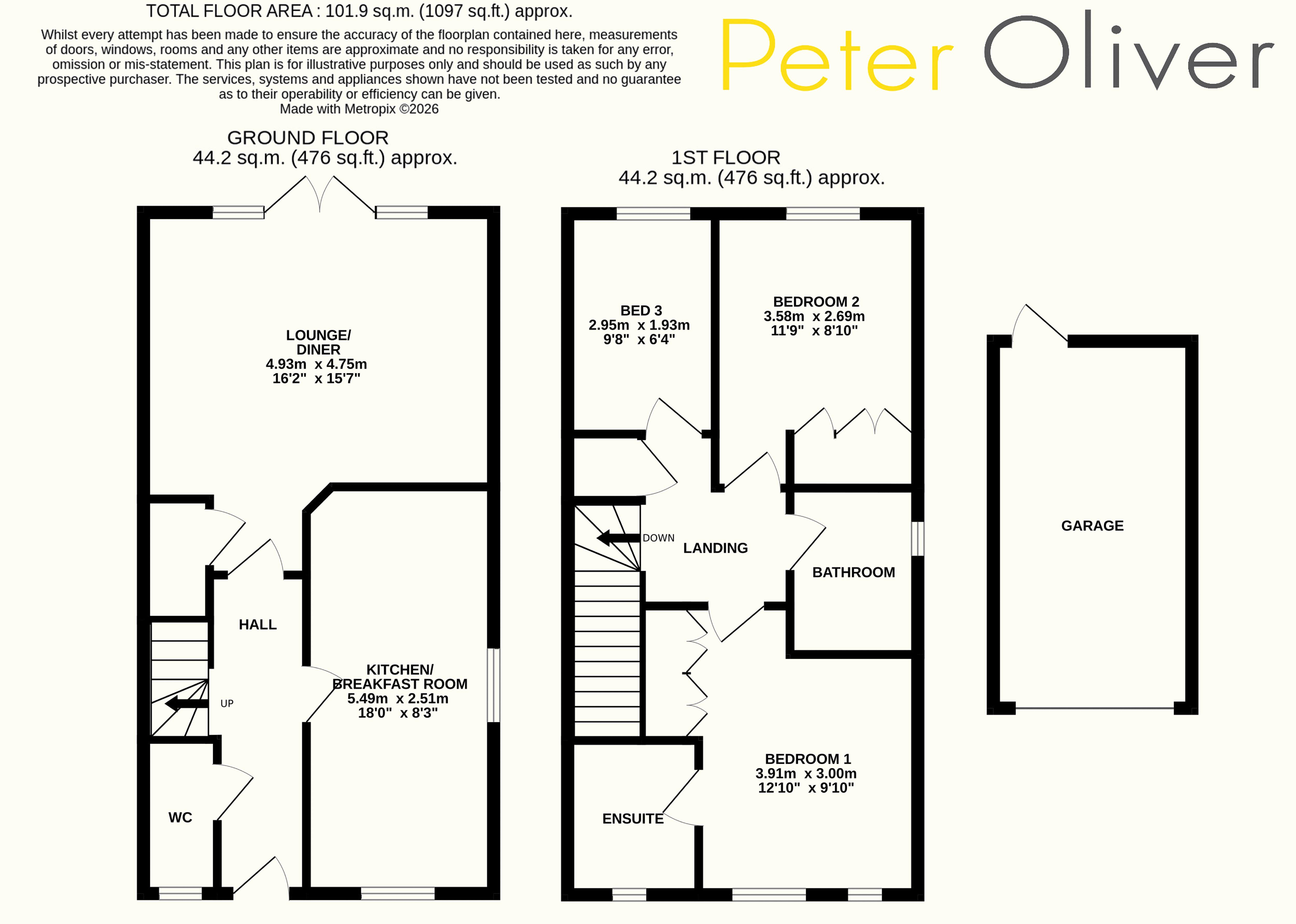 Watson Way, Crowborough floorplan
