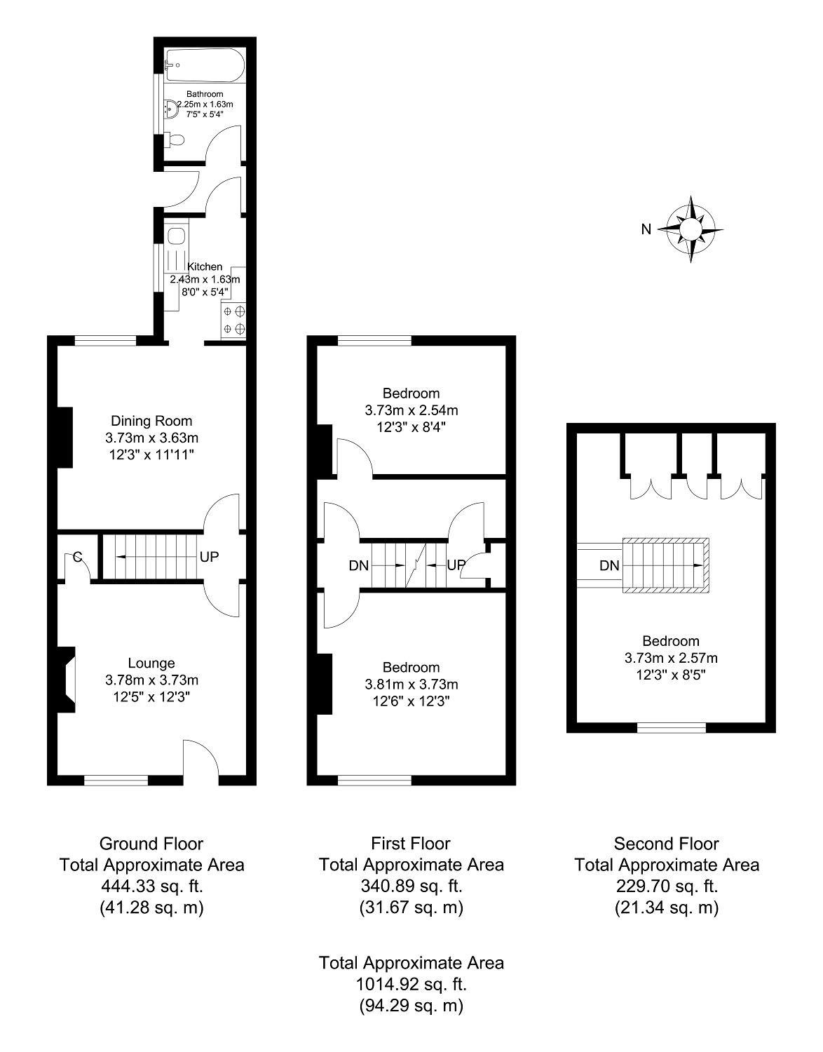 1 Victoria Road, Godalming floorplan