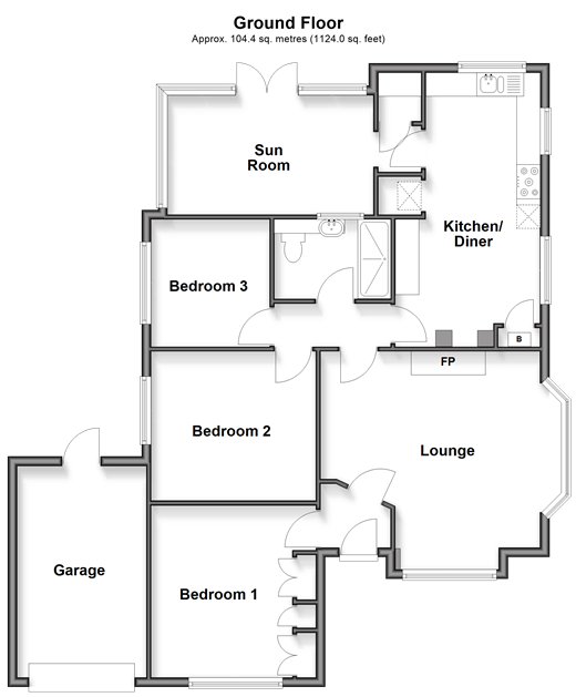 Kingsway, Dymchurch floorplan