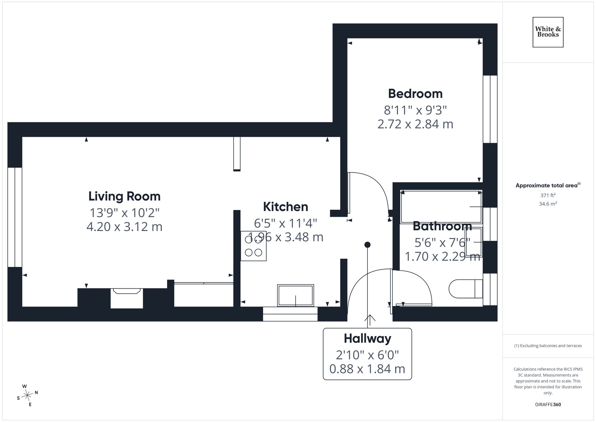 Flat 3, 24 Richmond Avenue, Bognor Regis floorplan