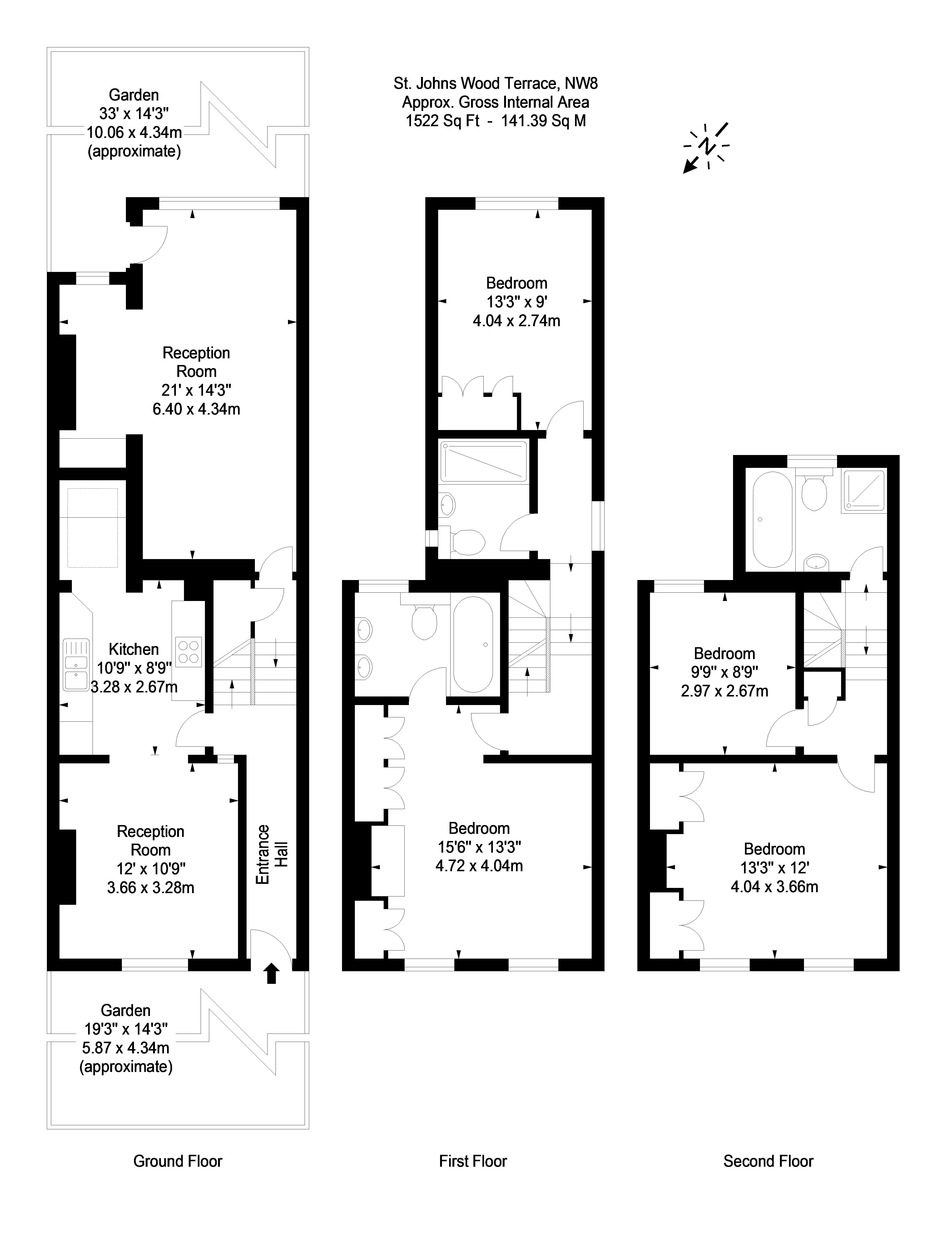 4 Bedrooms Terraced house to rent in St. Johns Wood Terrace, London NW8
