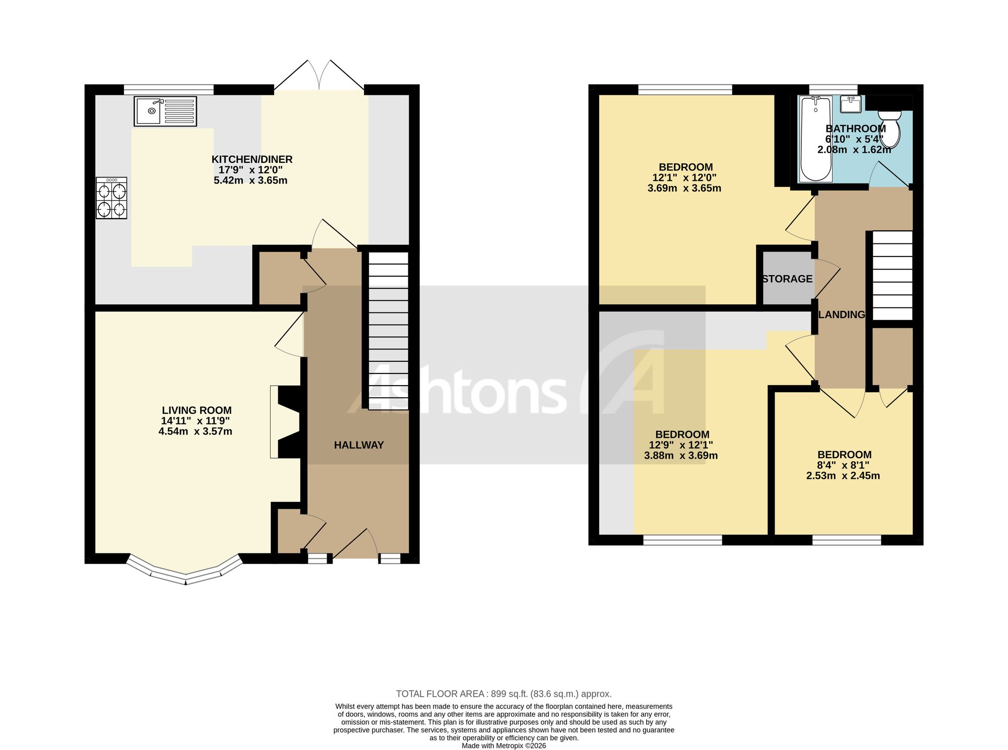 10 Winstanley Road, Wigan floorplan