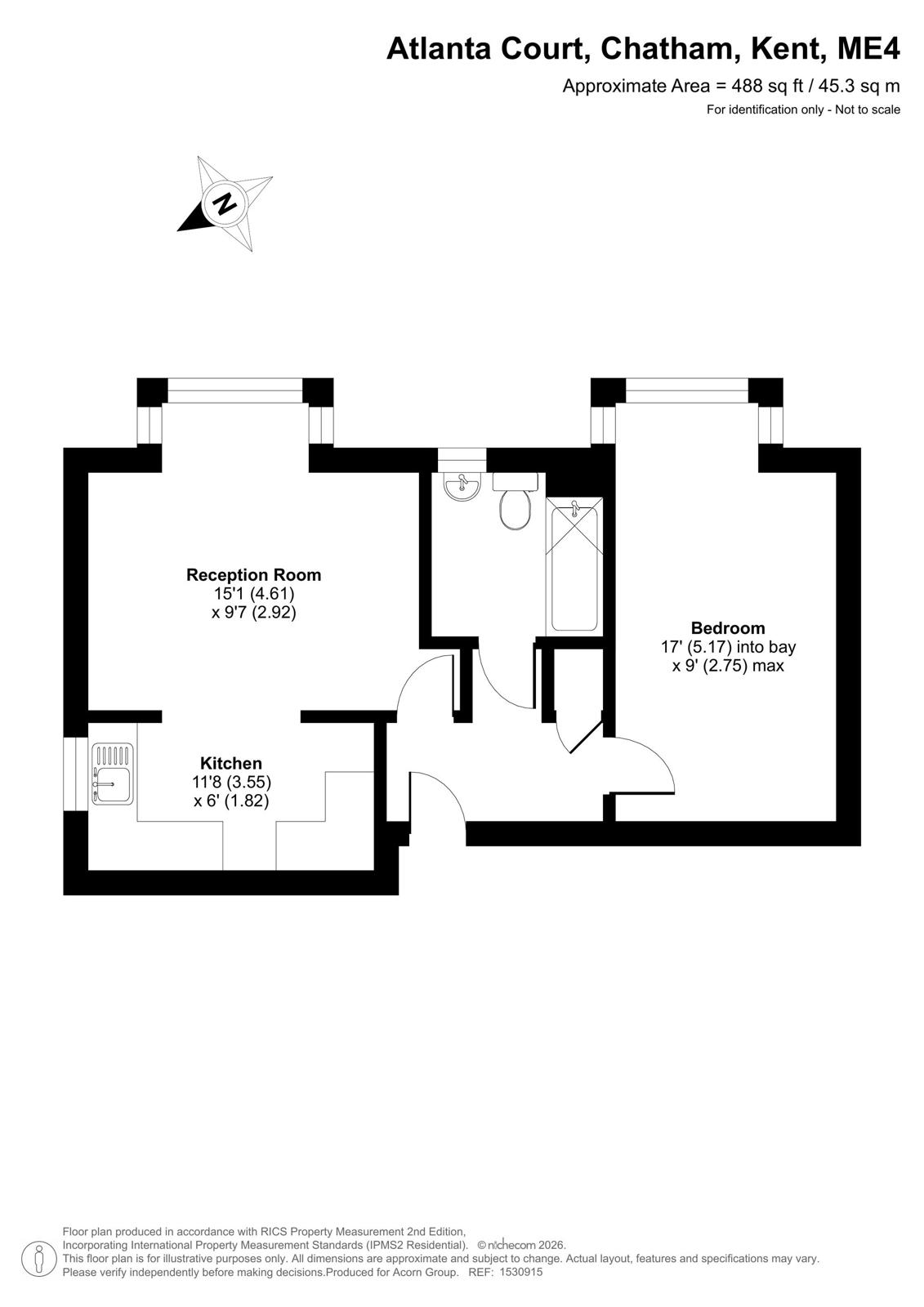 Atlanta Court, Kent floorplan