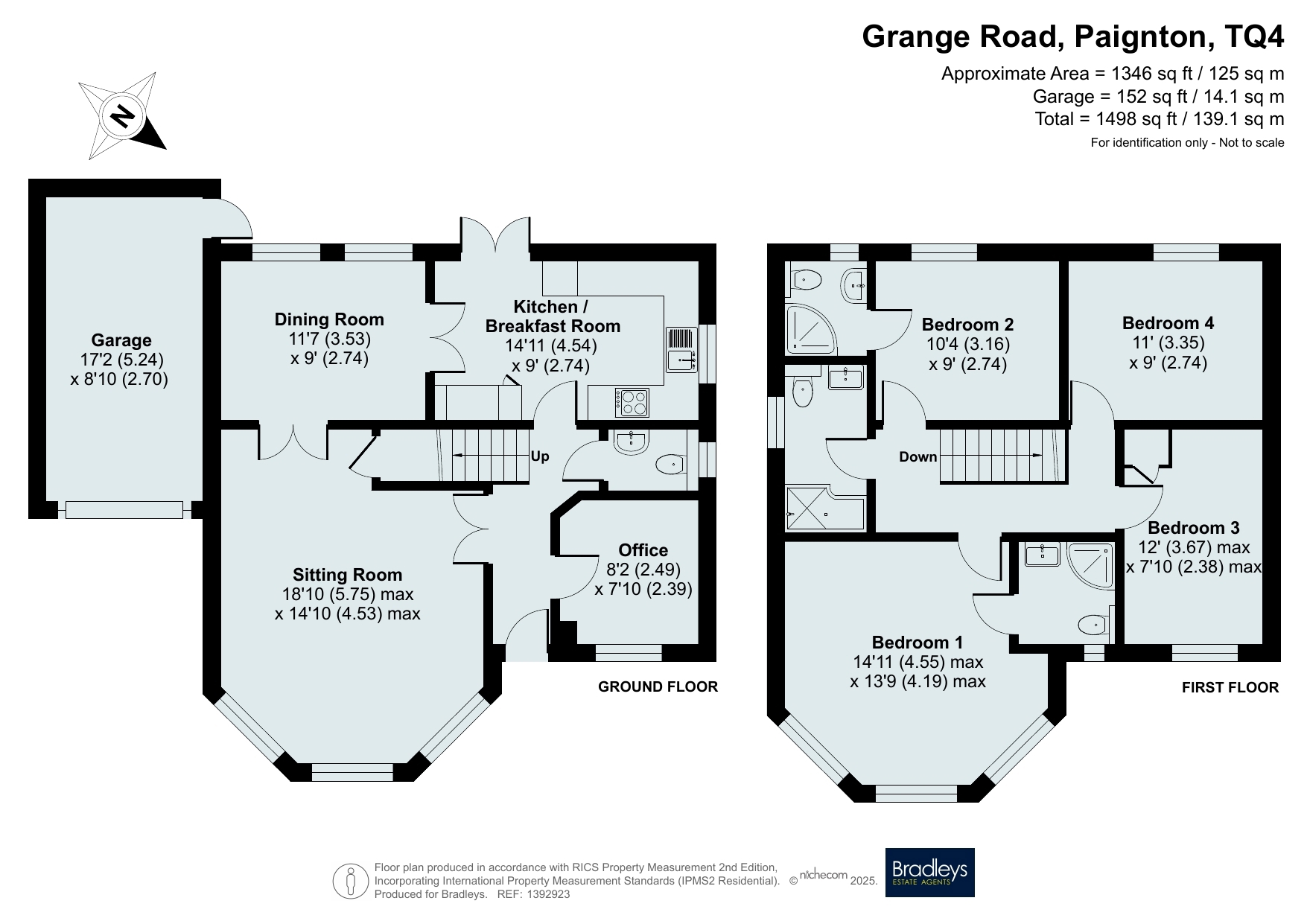 1, Maple Court, Paignton floorplan